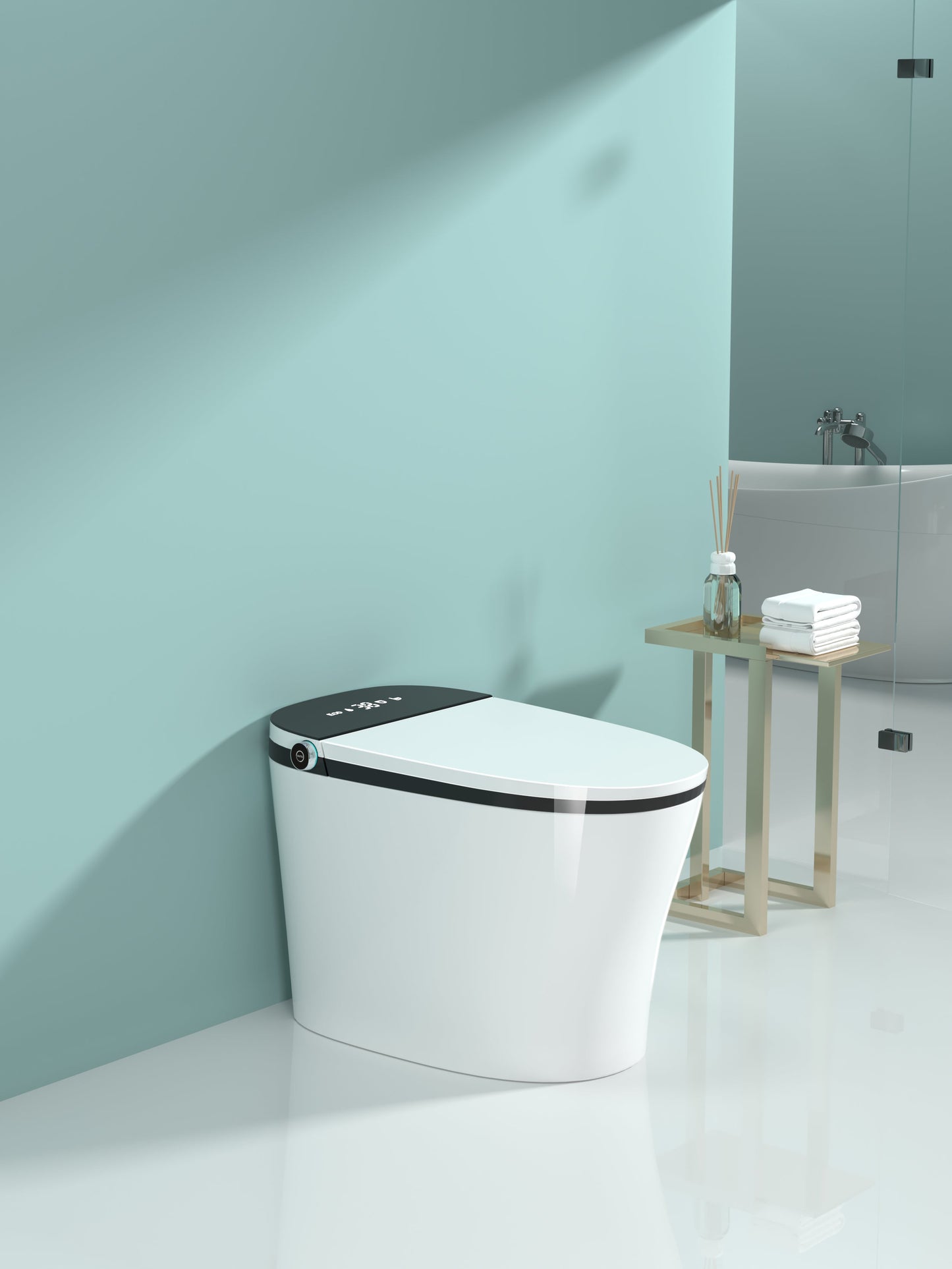 Smart Toilet with Bidet Built-in