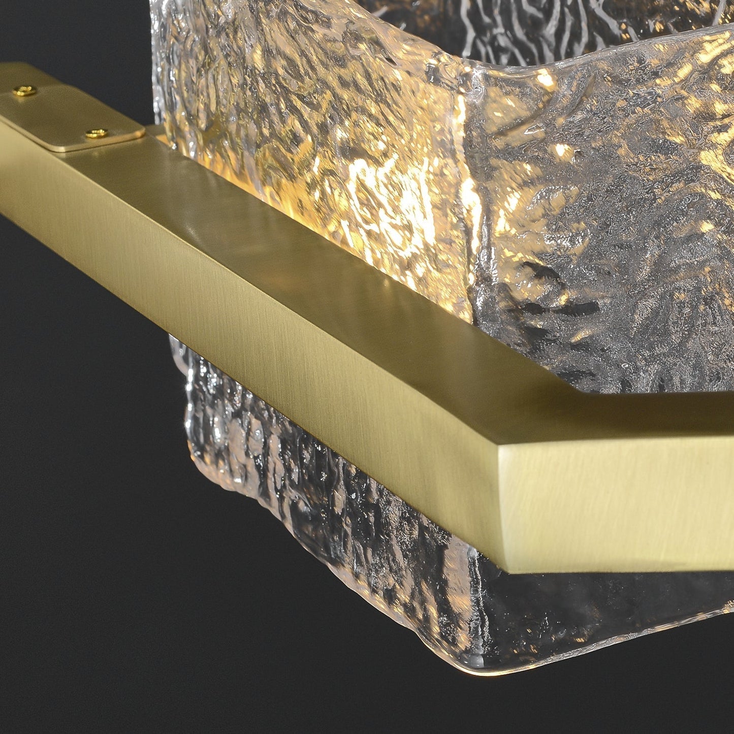 Water ripple Glass  Chandelier