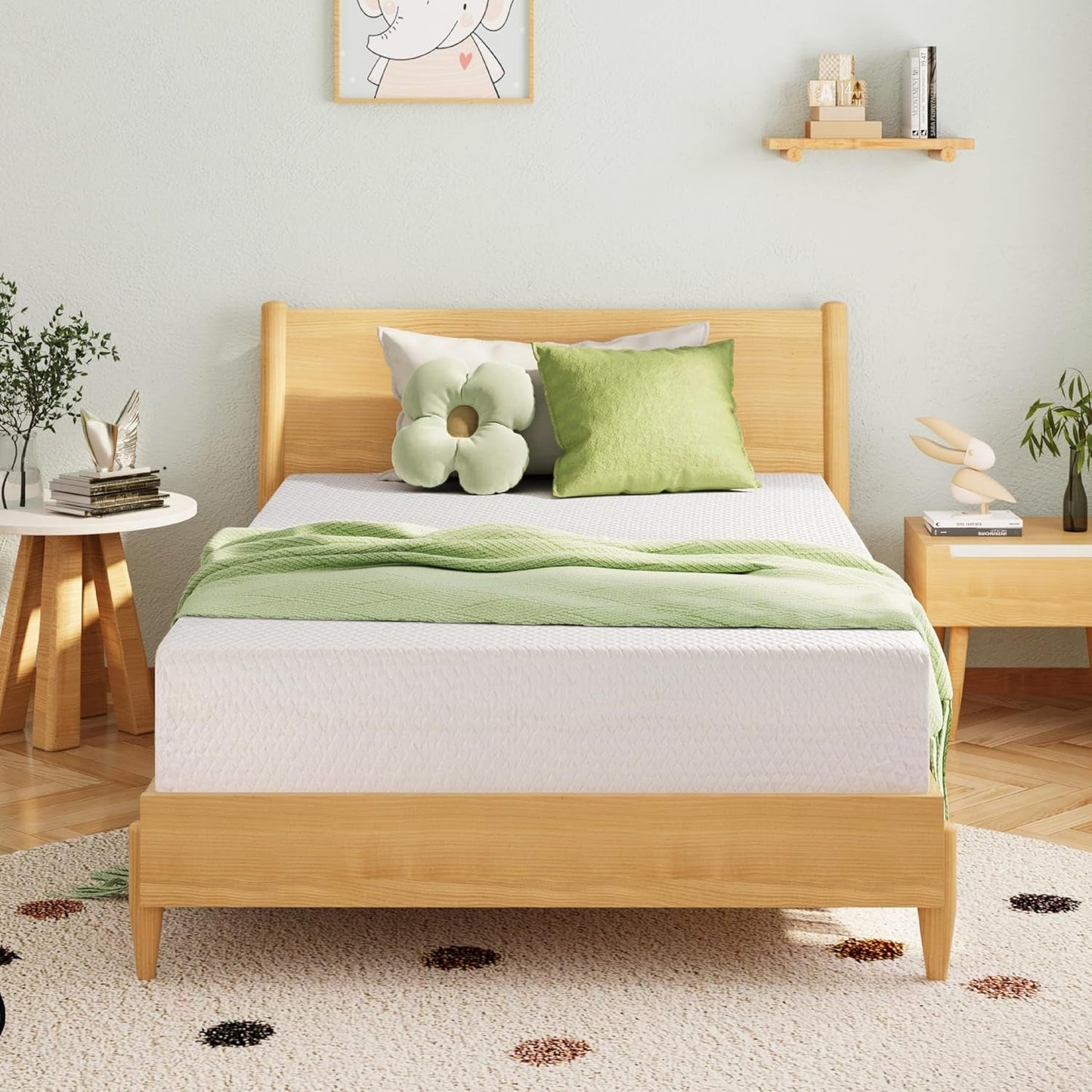 Twin 6 Inch Memory Foam Mattress Certipur US Certified