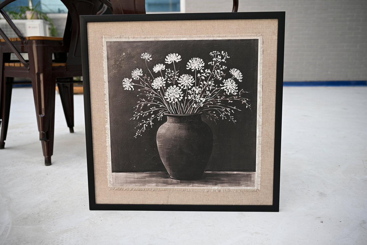 Artistic Path Abstract Flower Bouquet Wall Art