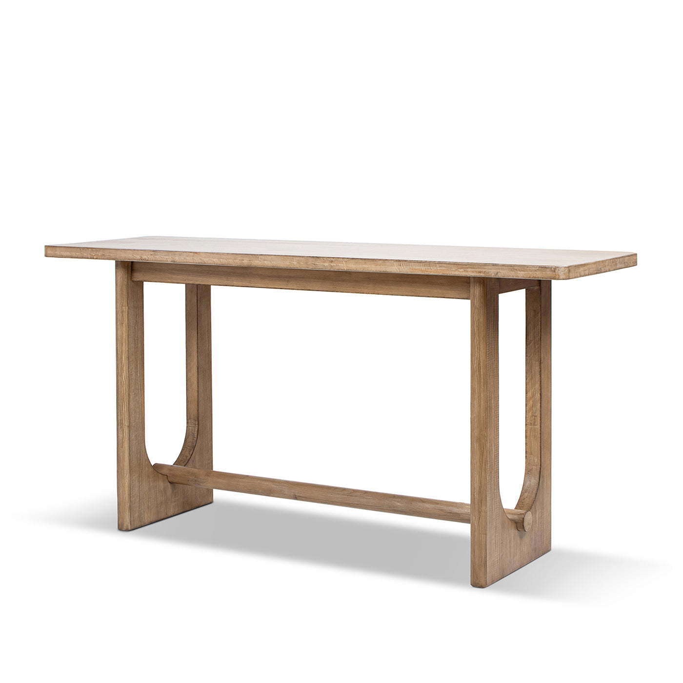 Turnkey 72" Modern Trestle Console Table - Antique