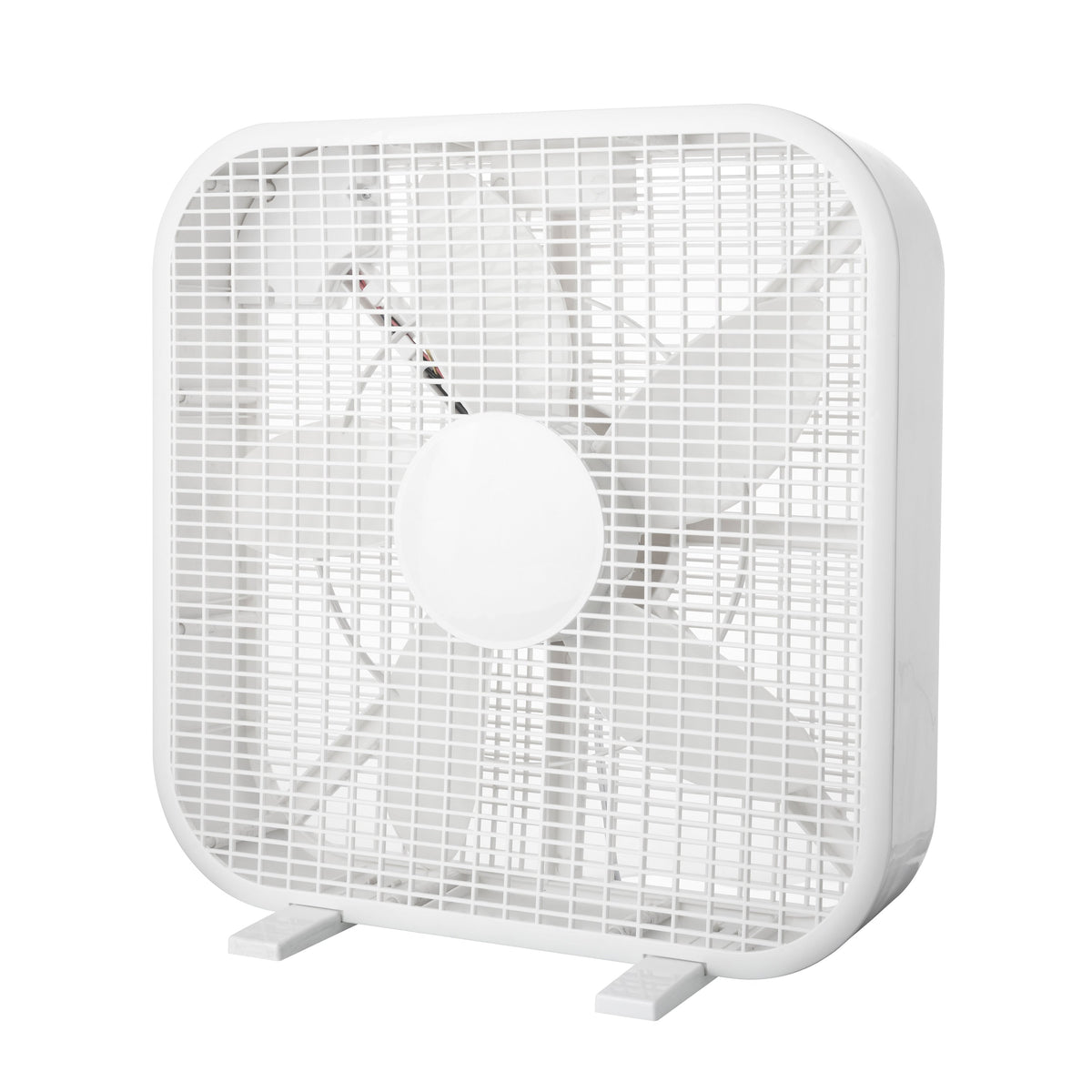 20 Inch Box Fan - 3-Speed Portable Cooling Fan with Carry Handle