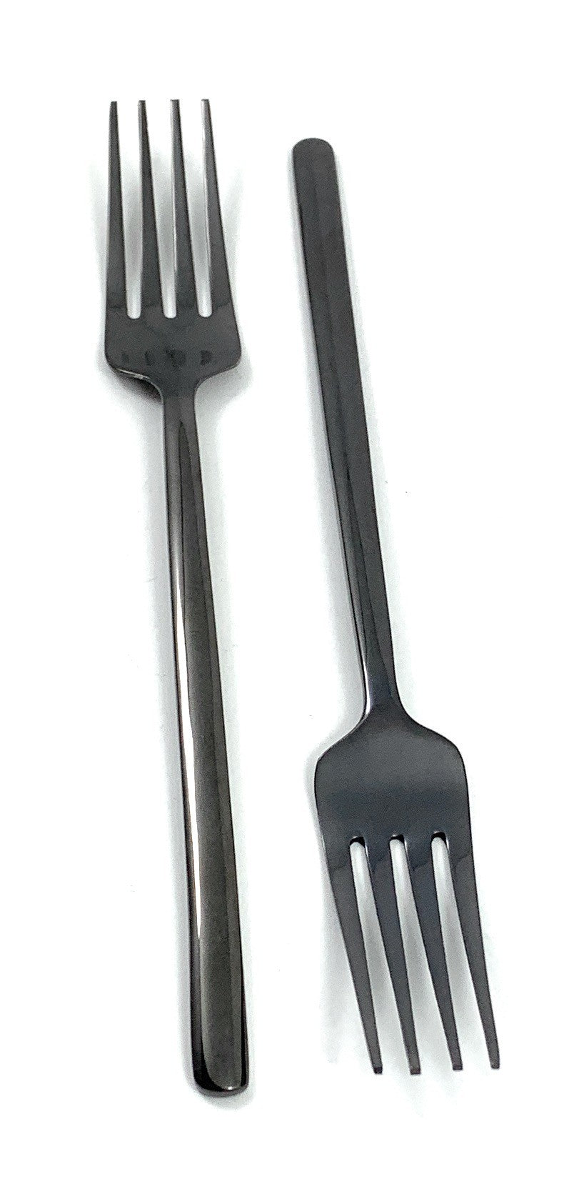 Vibhsa Black Silverware Dinner Fork Flatware set of 6