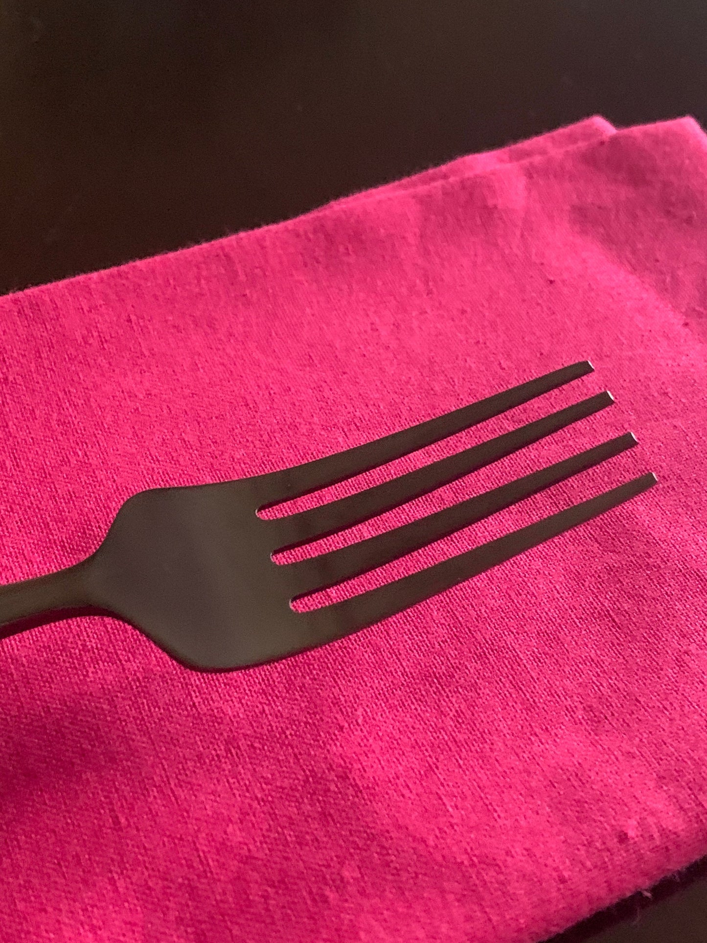 Vibhsa Black Silverware Dinner Fork Flatware set of 6