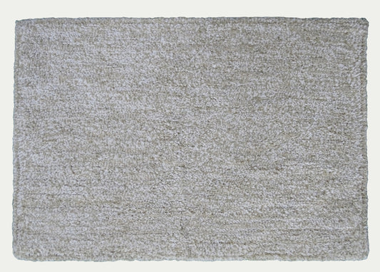 CHICOS HOME Ivory & White Color Plain Bath Rug 20" x 32"