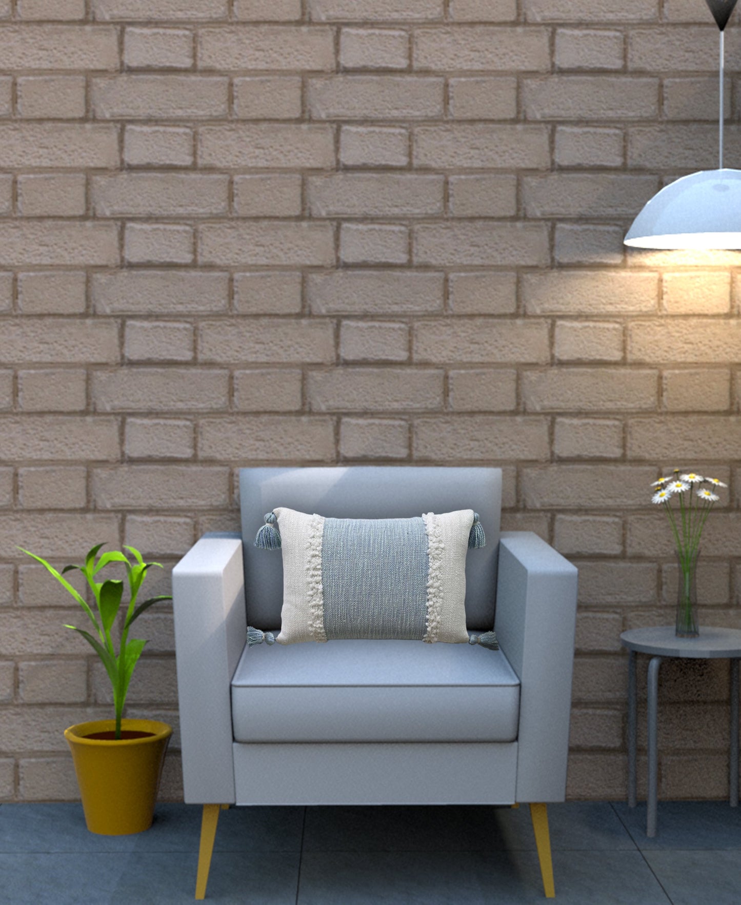 Handloom Woven Textured Decorative Pillow With Insert