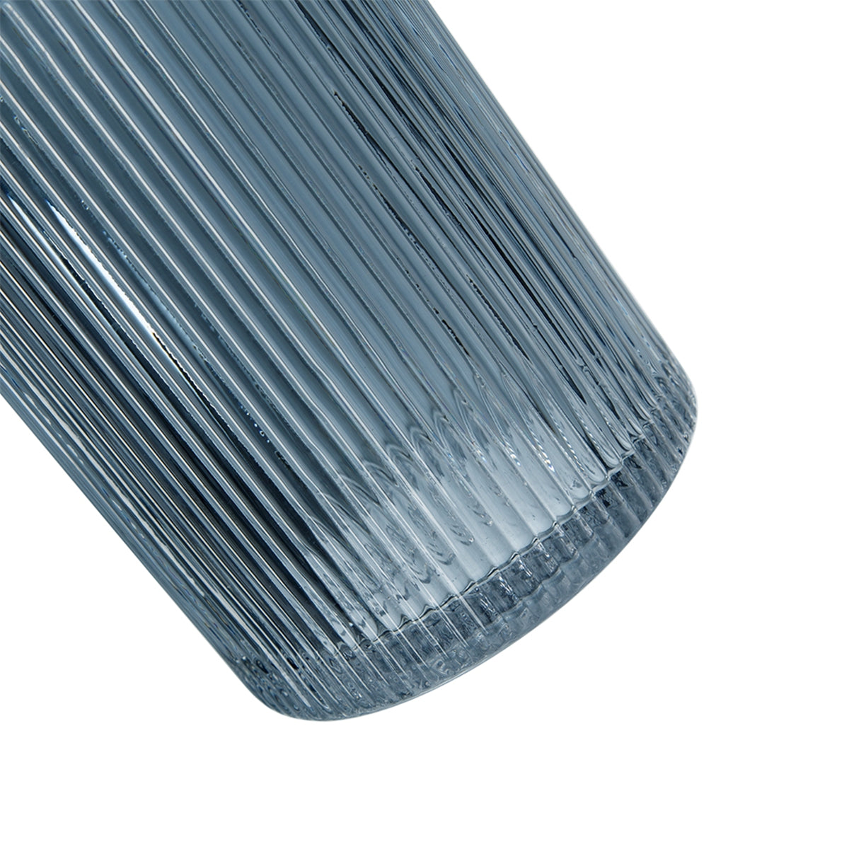 D5.9x11.8"H Fluted Accent Vases Set of 2