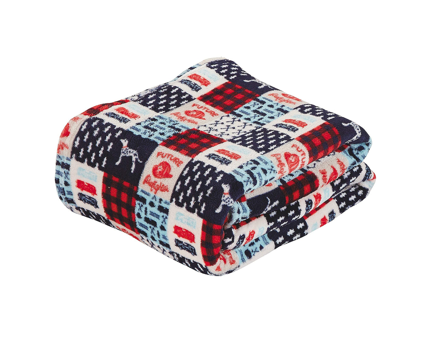 Decor&More American Pride Collection Microplush Throw Blanket (50" x 60")