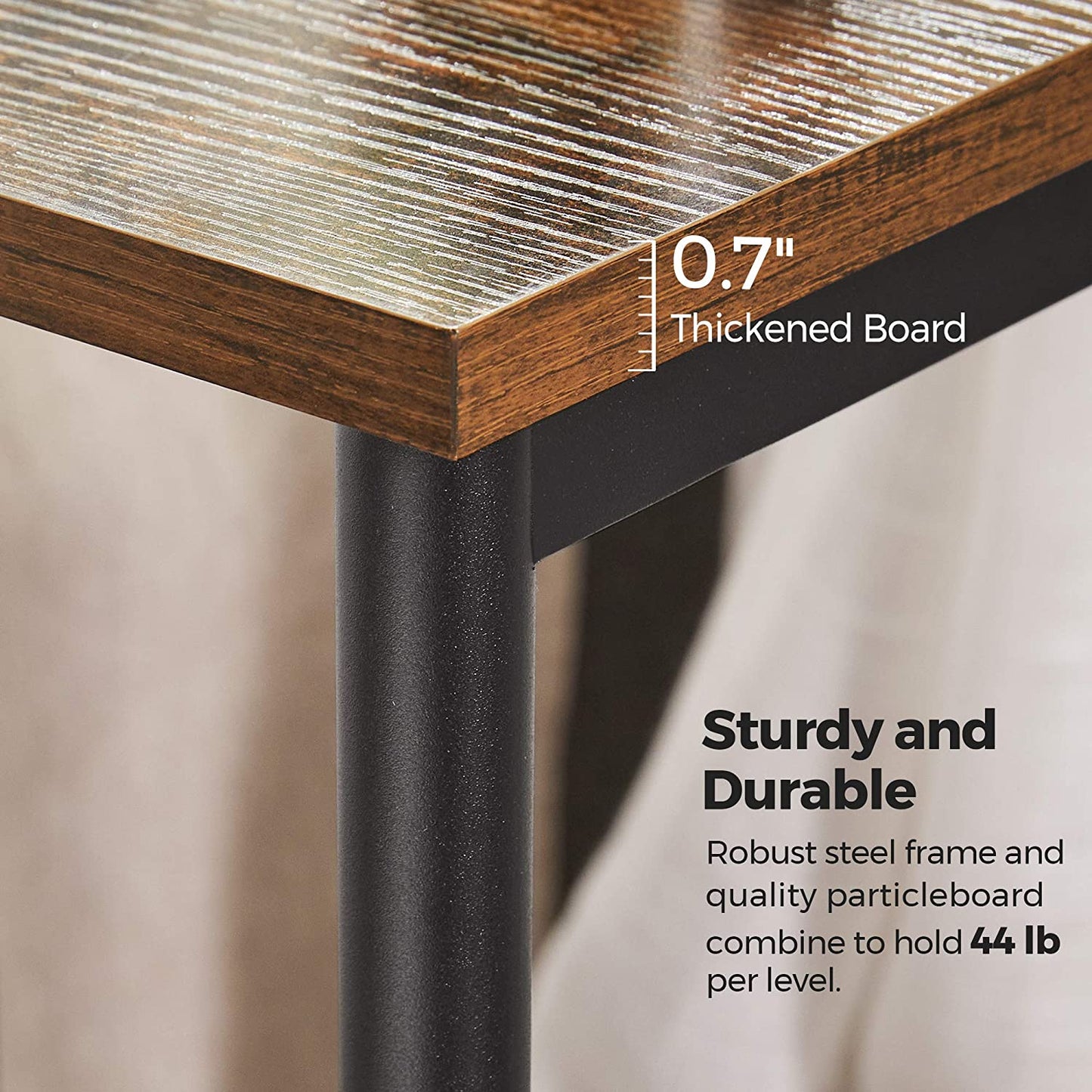 Tables Set of 2 with Storage Shelf