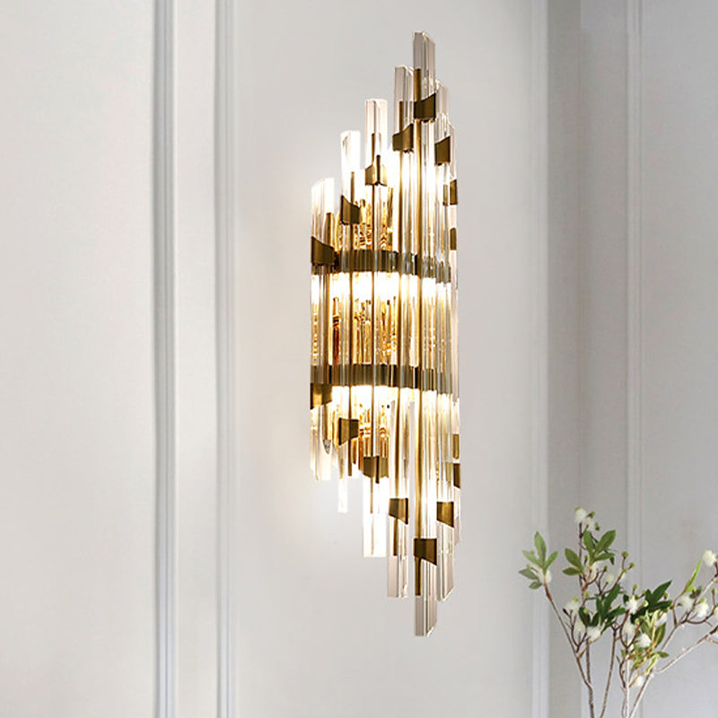 Evelyn's Crystal Sconce - Modern Elegance for Your Living Room