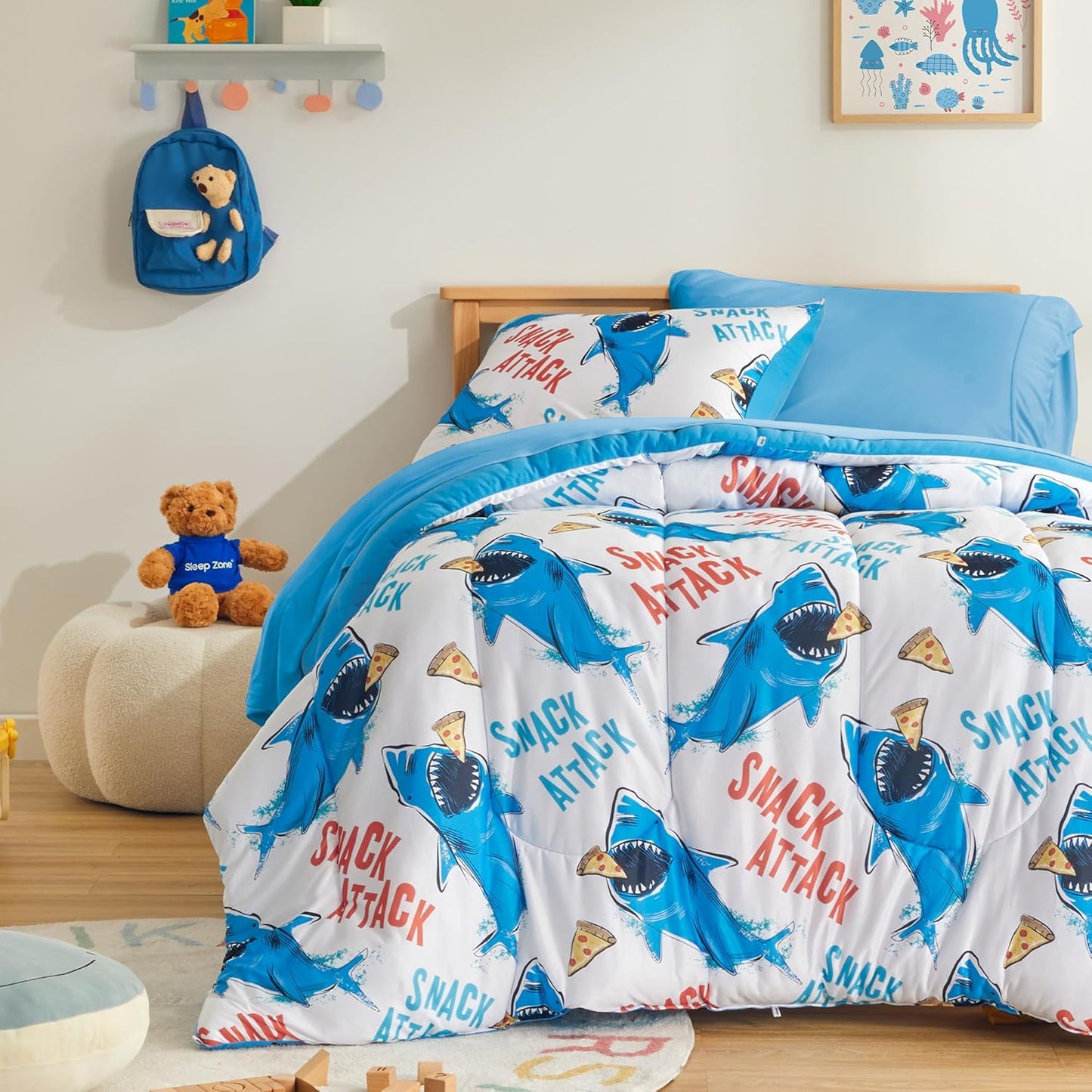 Premium Jersey Knit Kids Comforter Set
