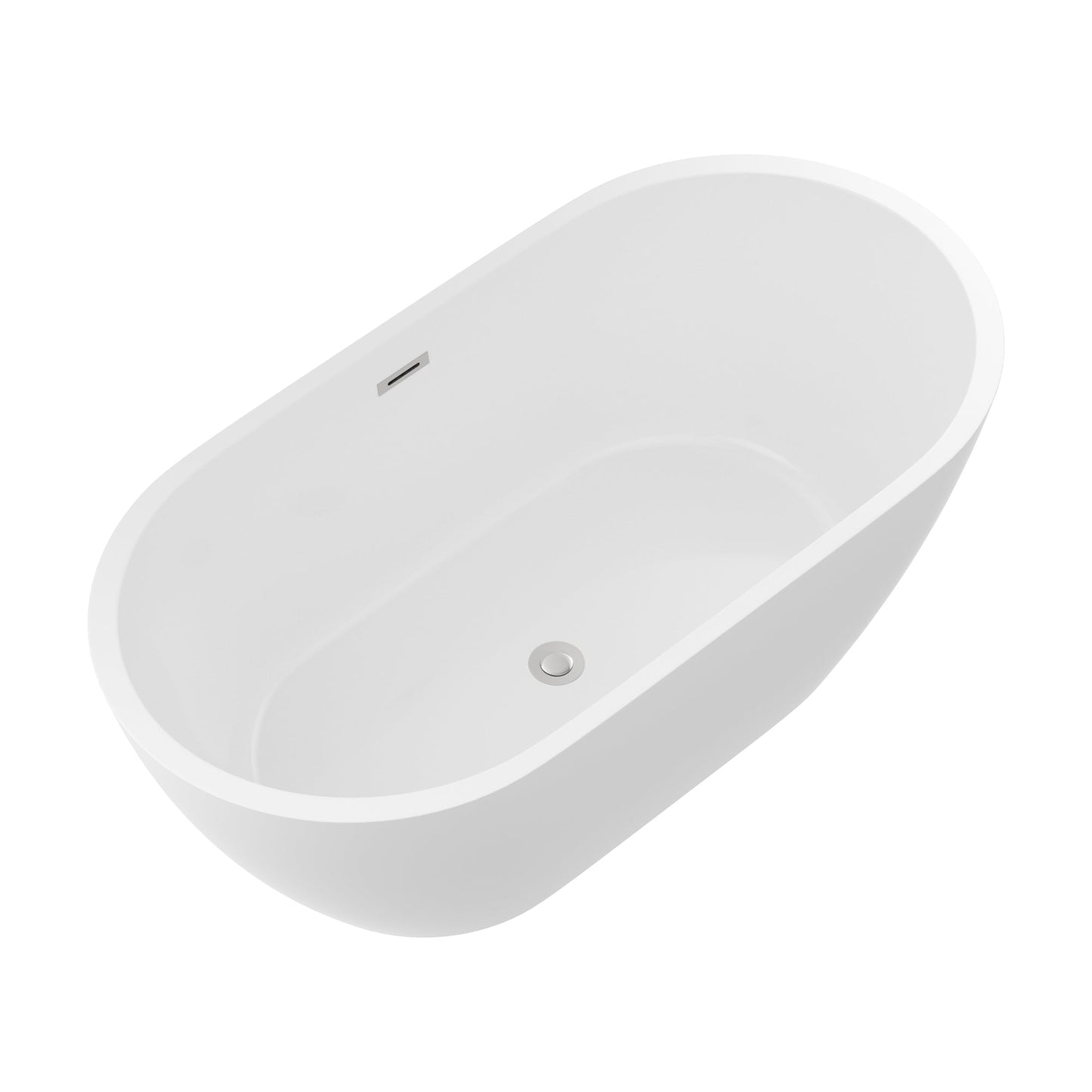 59" Acrylic Freestanding Bathtub
