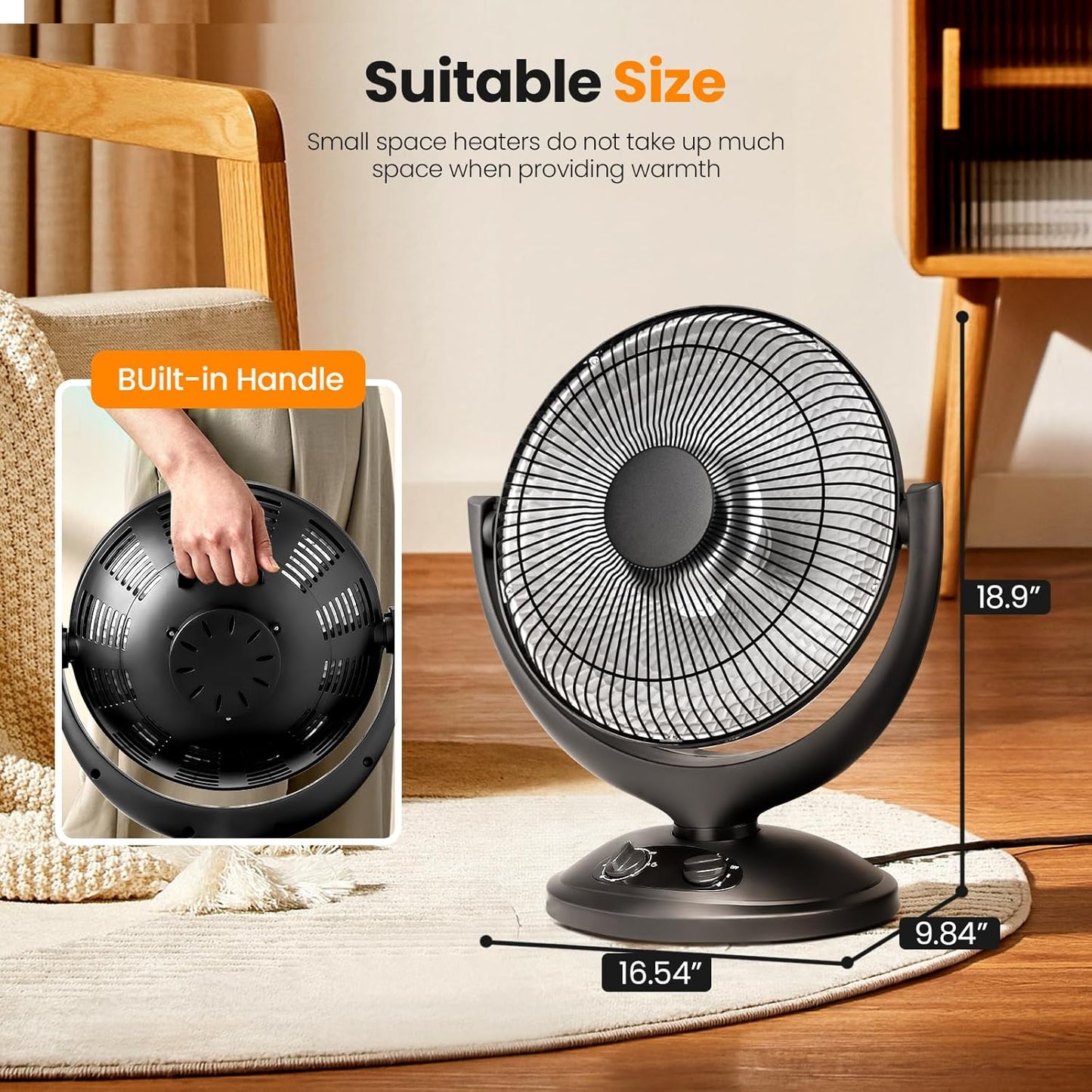 Kismile Portable Electric Space Heater Series