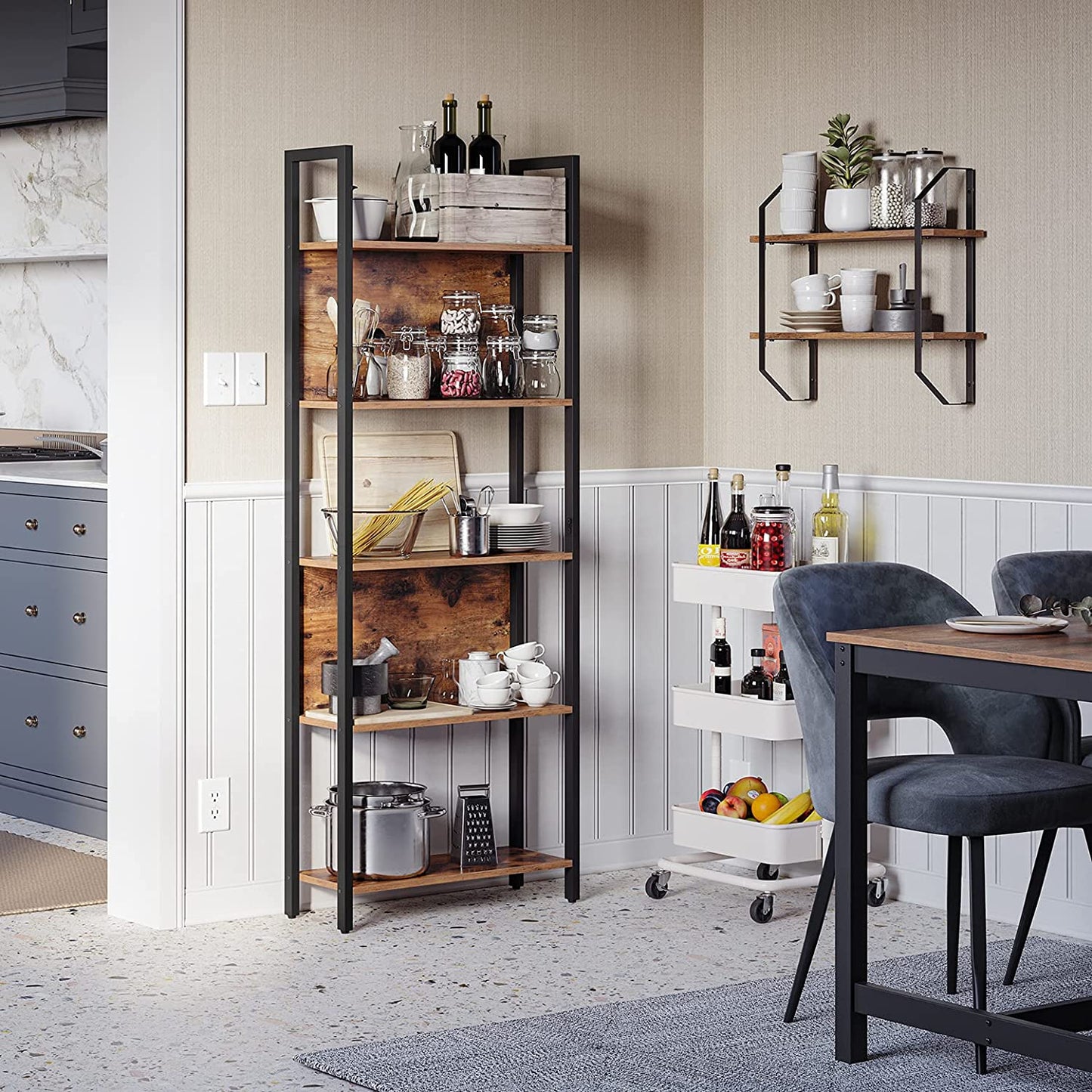 HELENA Bookcase with 5 Shelves