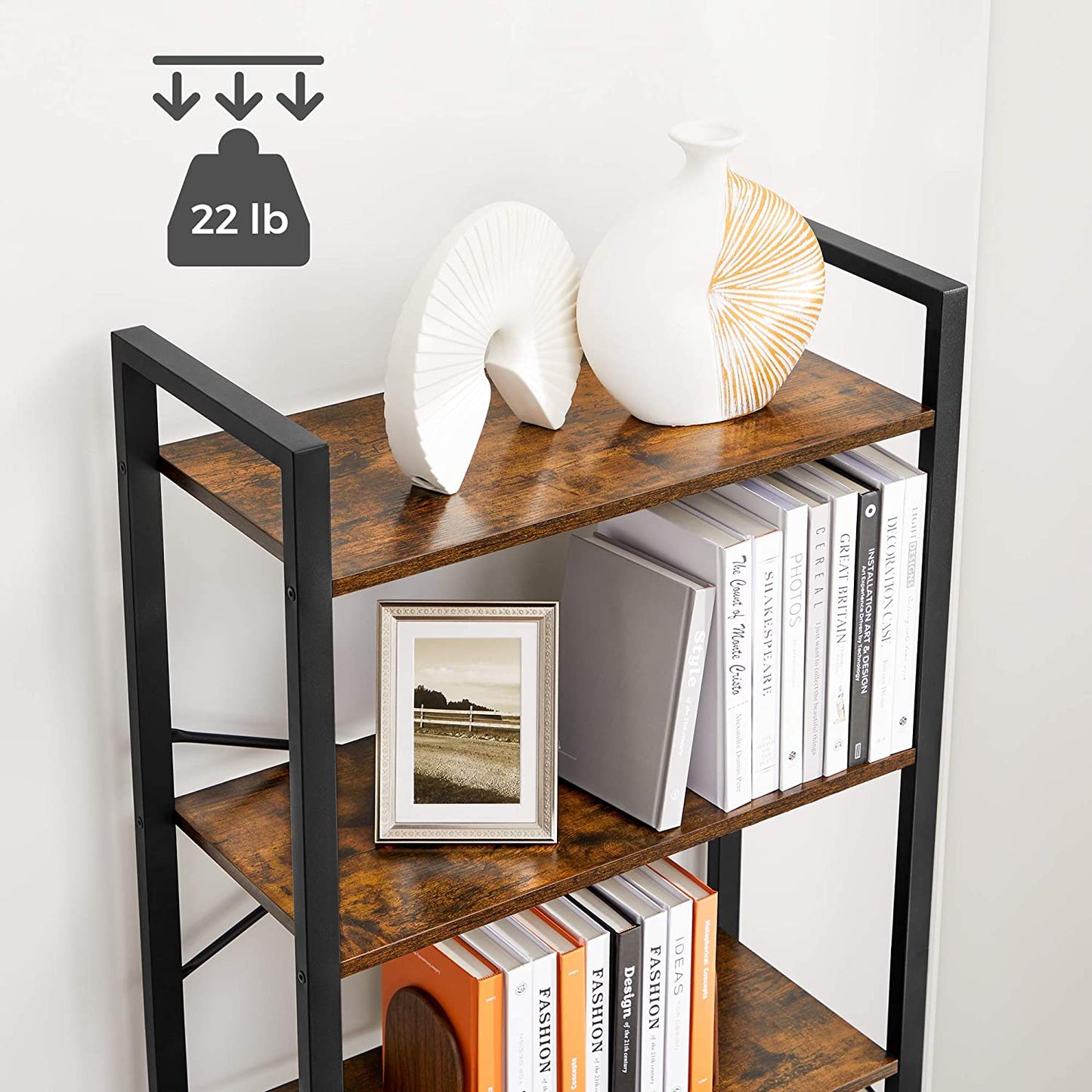 6-Tier Bookshelf & Storage Rack