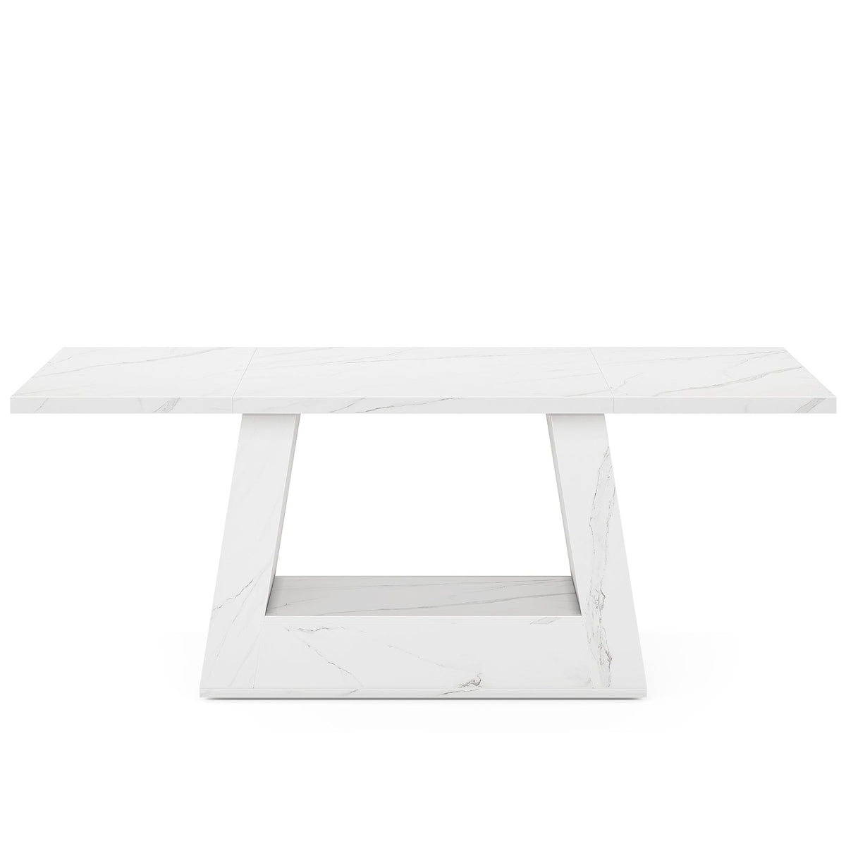 63" Modern Rectangular Dining Table for 4 to 6 People