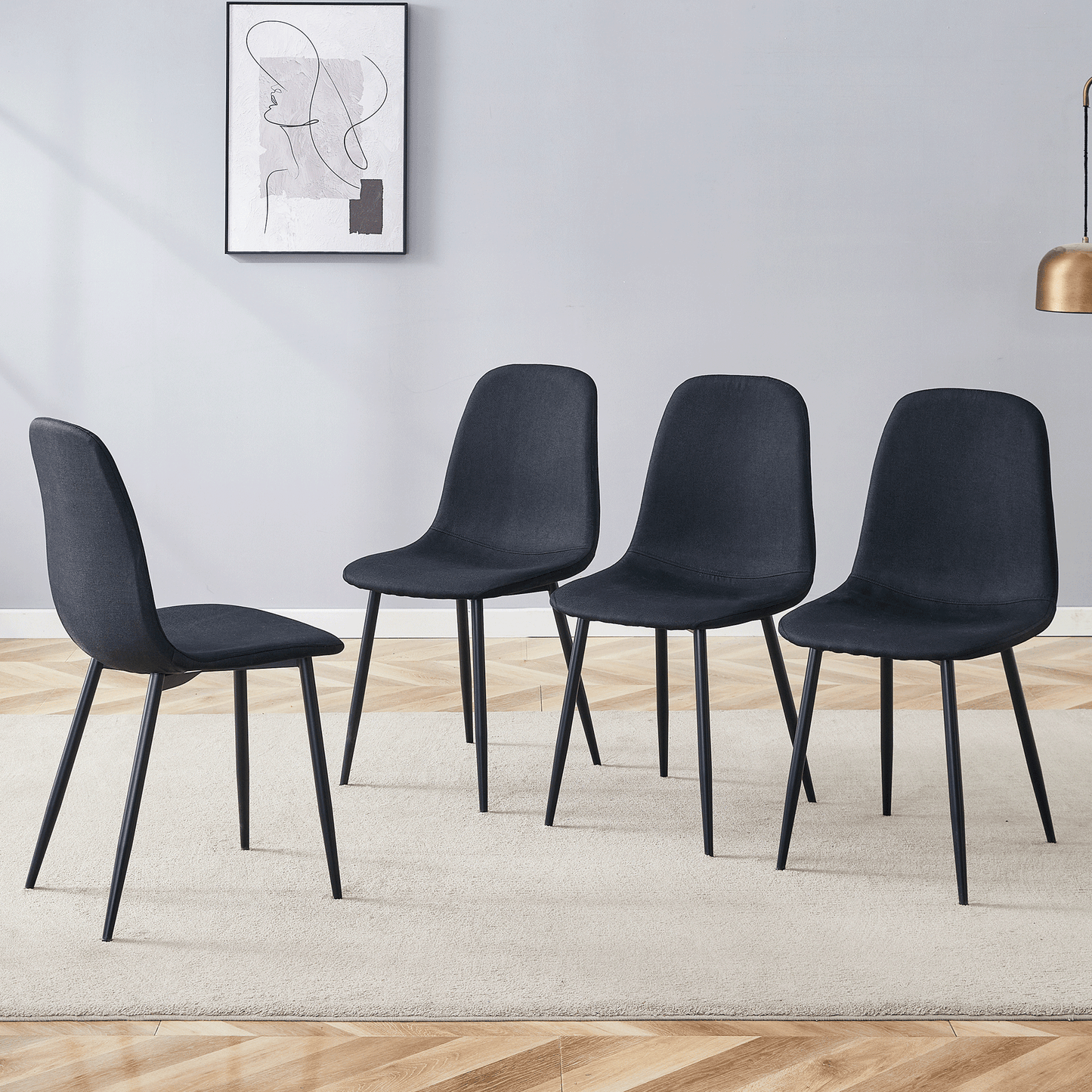 Luxury Simple Chair - Set of 4