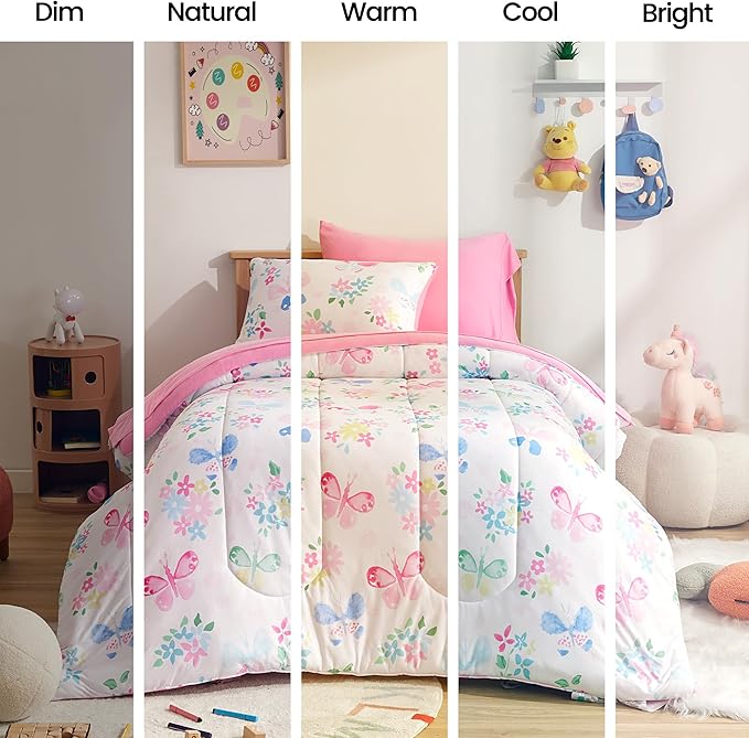 Kids Jersey Knit Comforter Set - Includes Sheets & Pillowcases