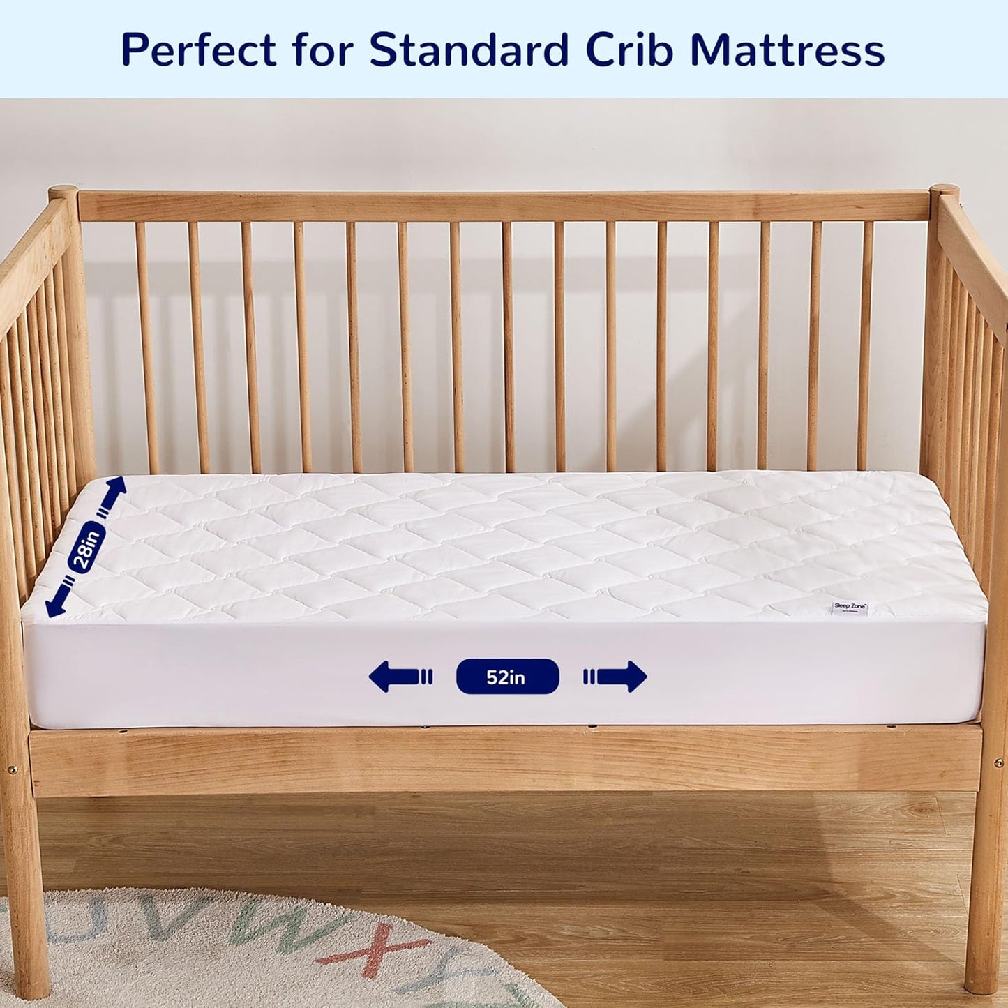Waterproof Crib Mattress Pad Toddler Mattress Protector