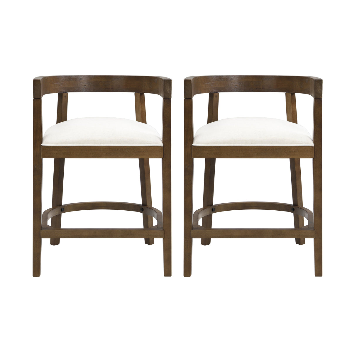 Rubberwood Counter Stool Set of 2