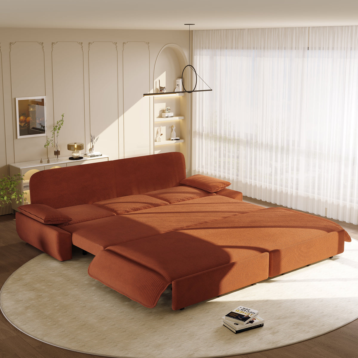 3-in-1 Convertible Sleeper Sofa Bed
