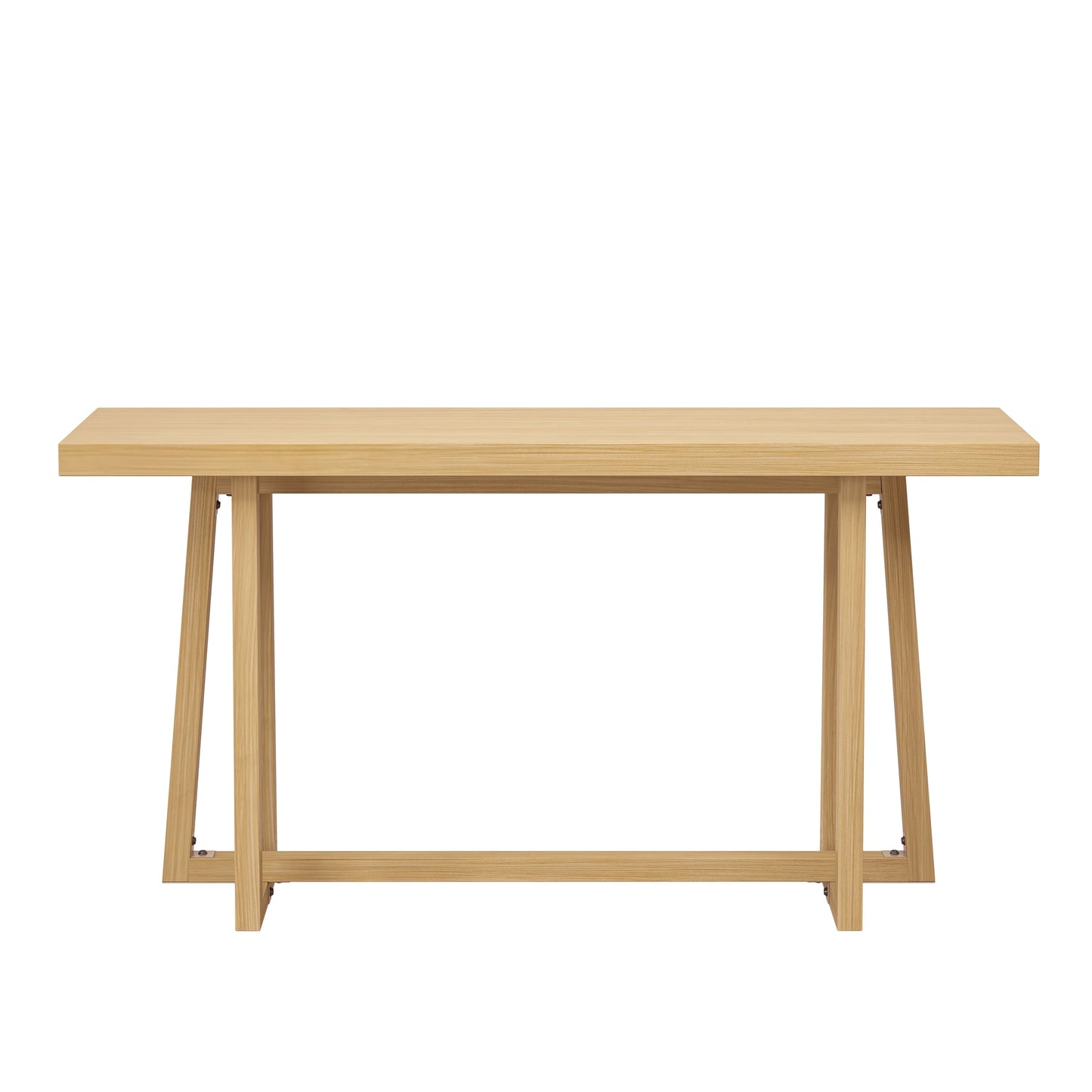 59.84" Console Table - Natural Finish