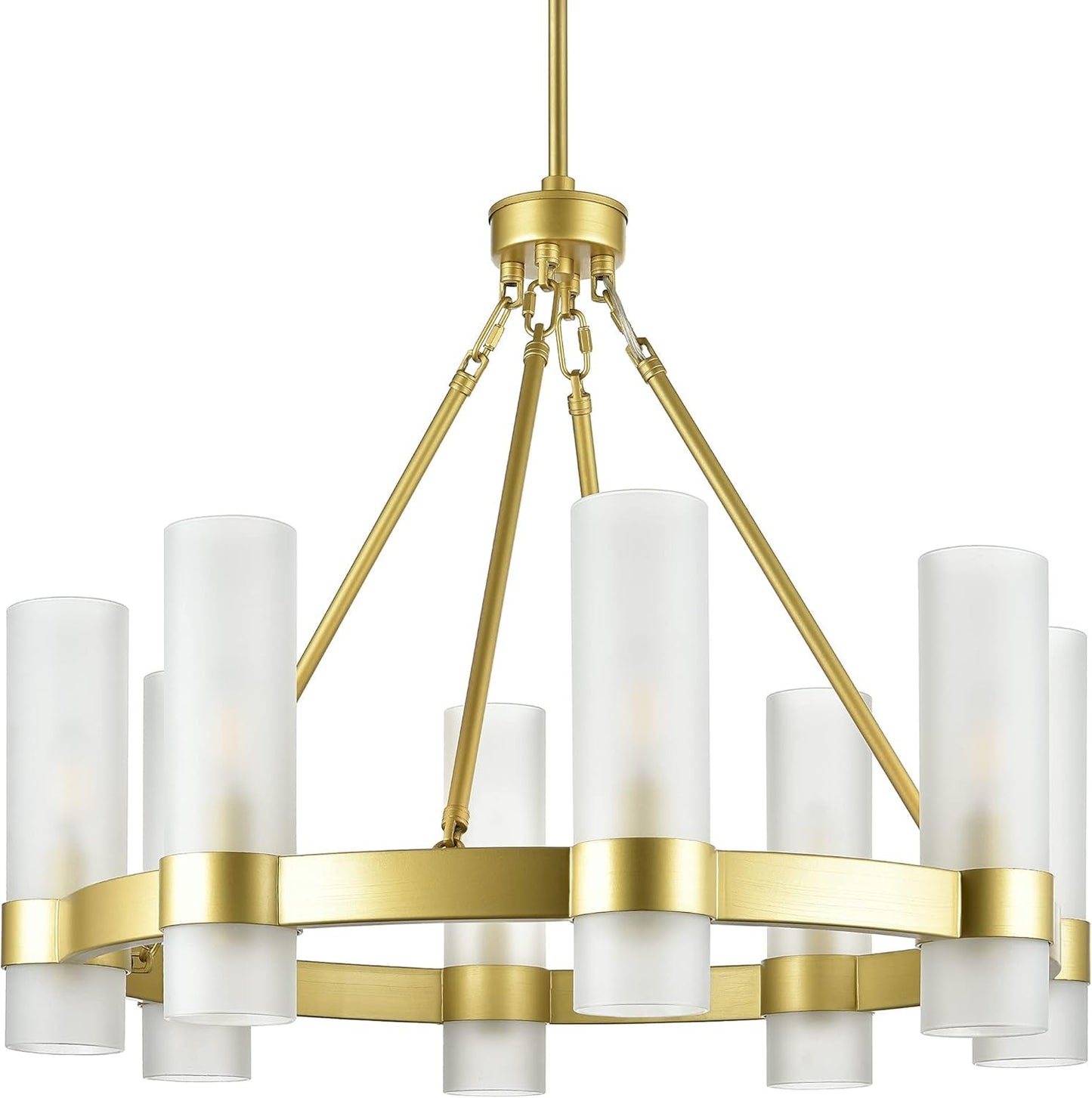 Small Wagon Wheel Chandelier
