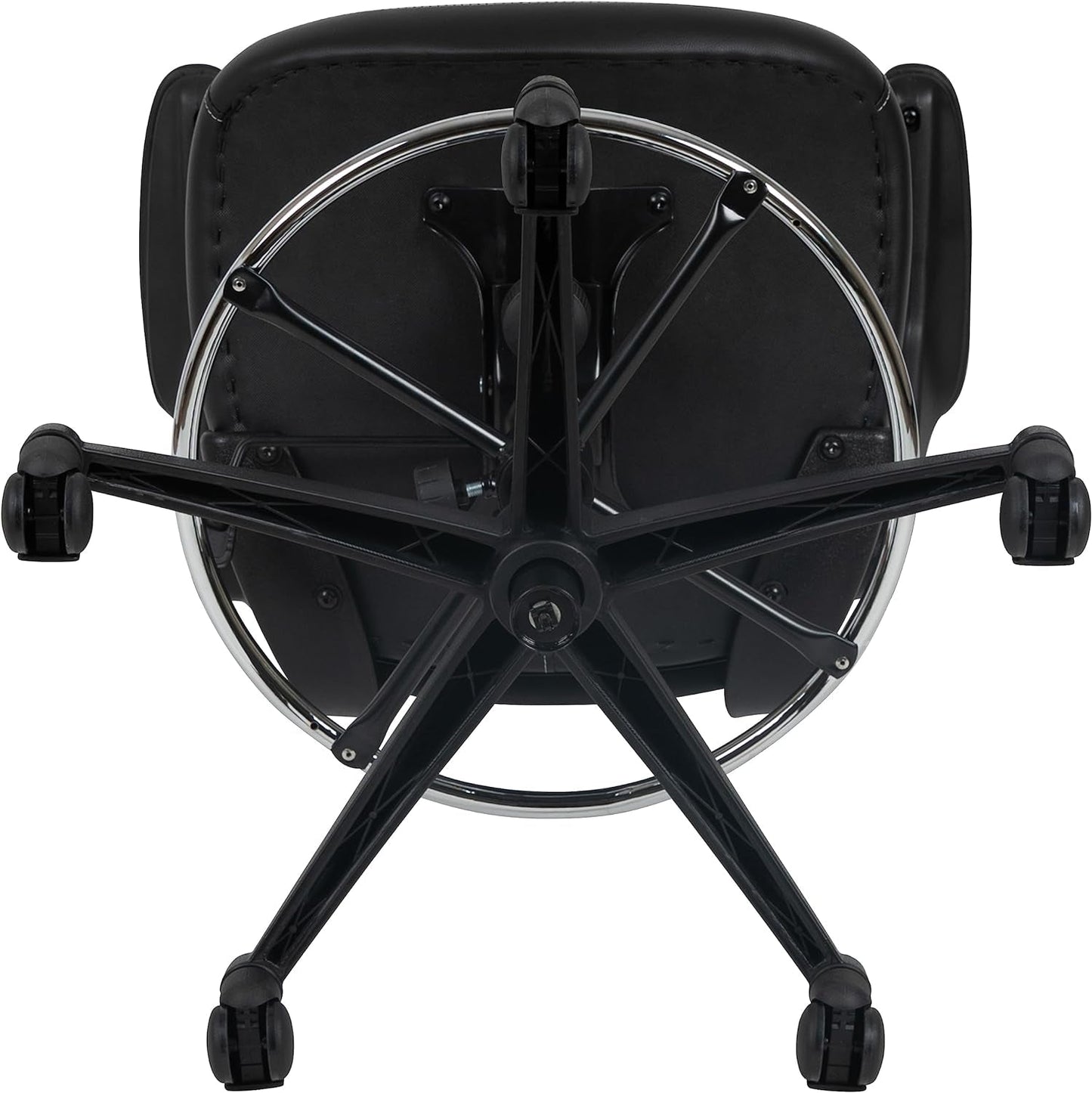 Kelista Mid Back Swivel Ergonomic Office Chair Black