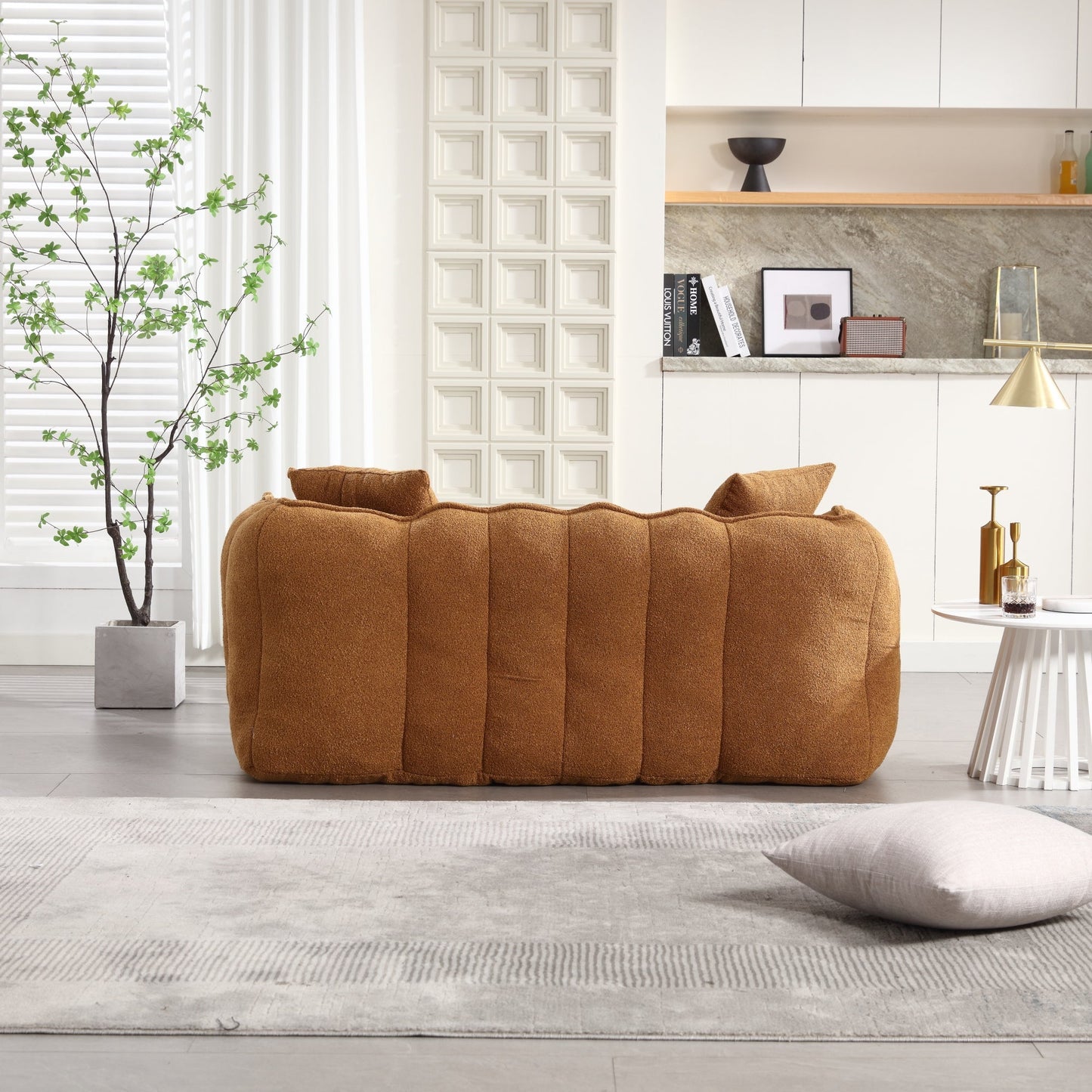Cozy Beanbag Chair with High Resilience Foam Core