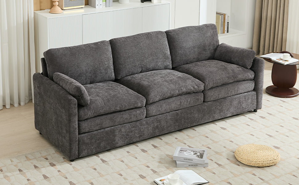 Cozy Upholstered Oversized 3-Seater Cloud Sofa
