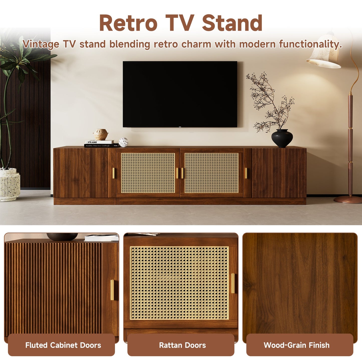 78" TV Stand for TVs Up to 85"