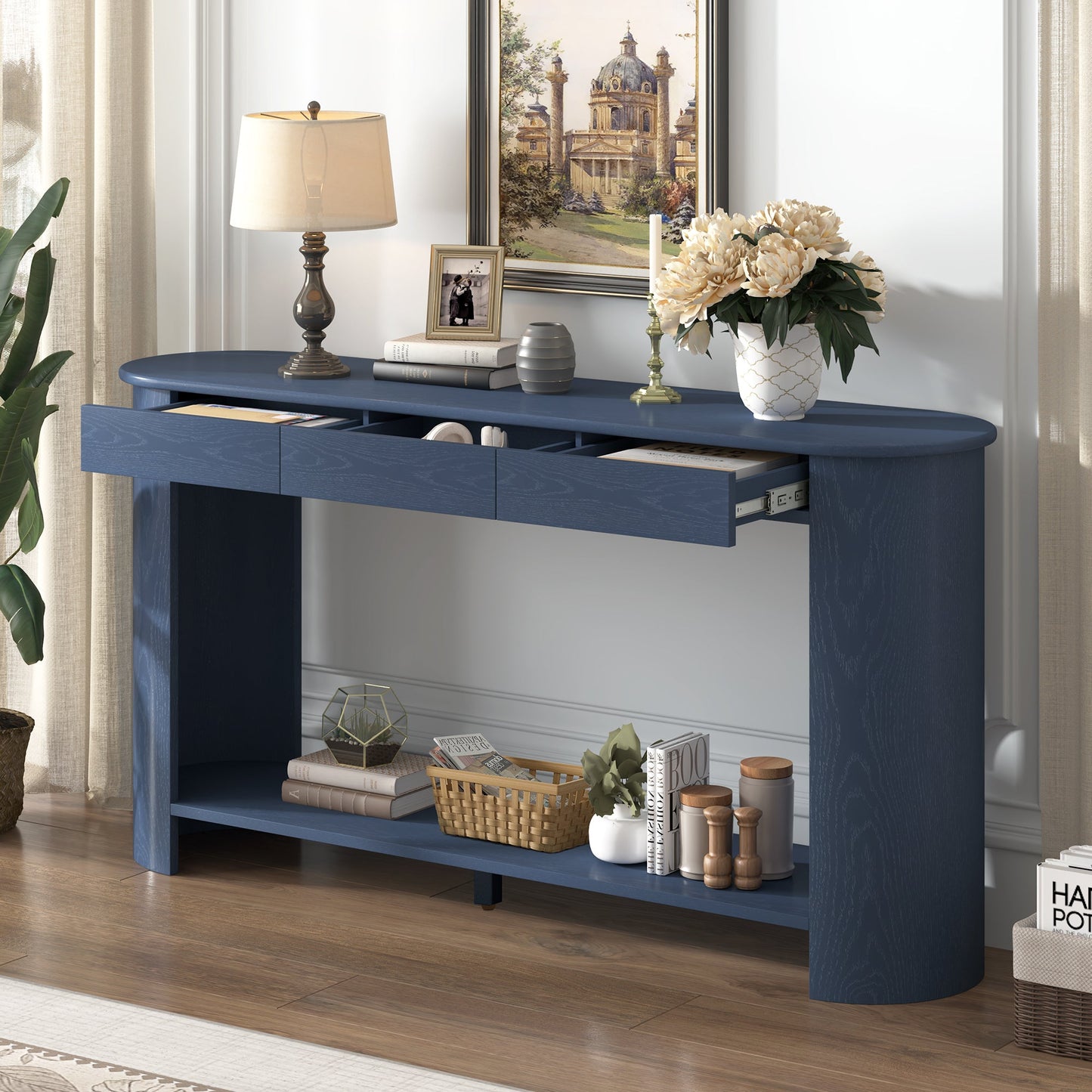 U_Style 59.8'' Modern Console Table