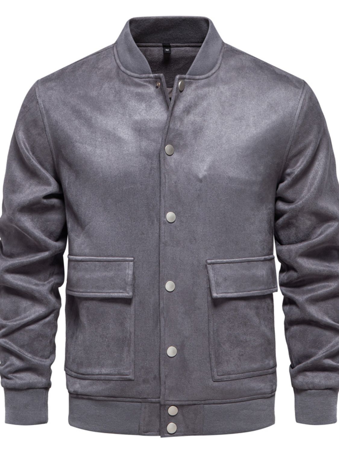 Baseball Collar Snap Down Jacket