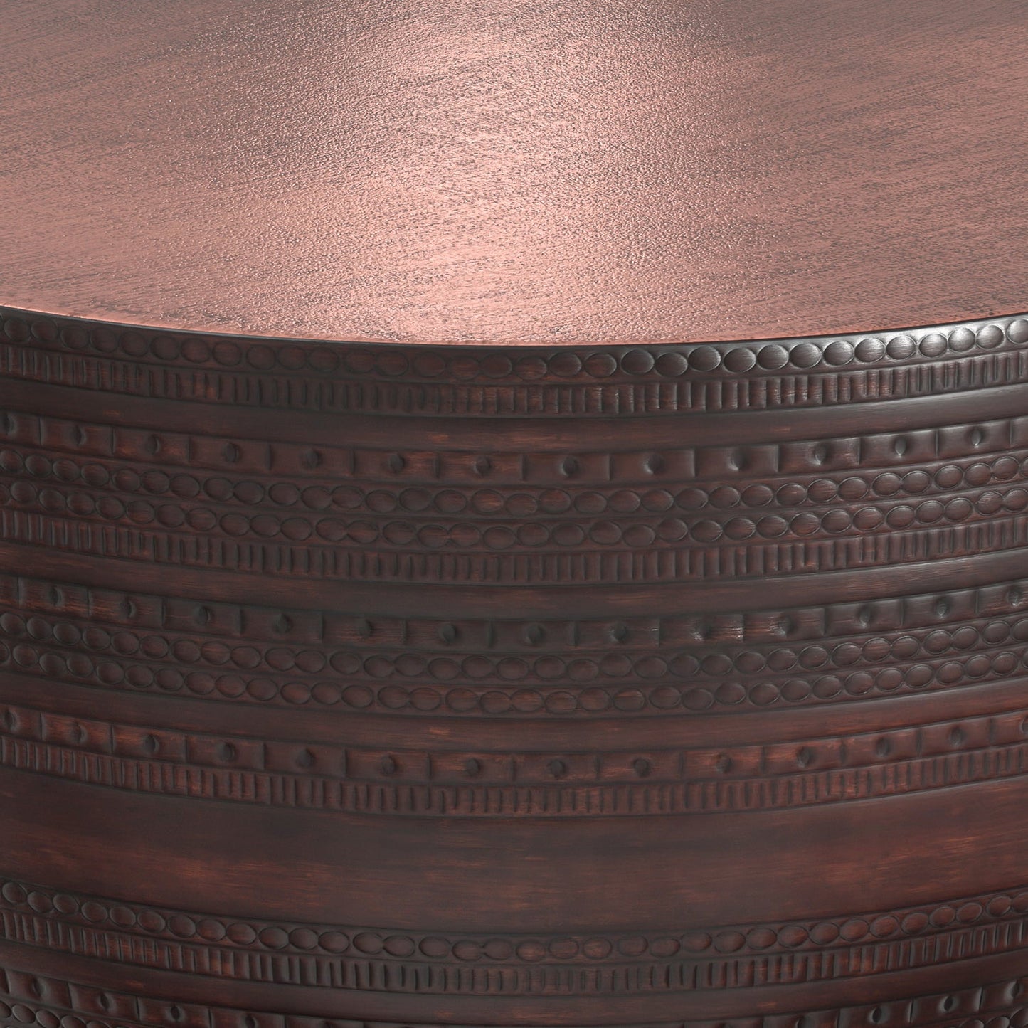 Johnsen Metal Coffee Table in Oil Rubbed Bronze