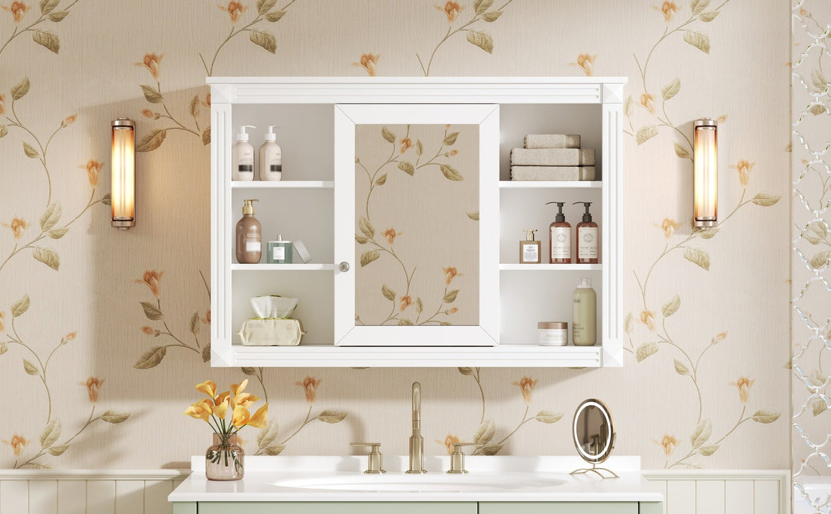 42'' Wall Mounted Bathroom Storage Cabinet