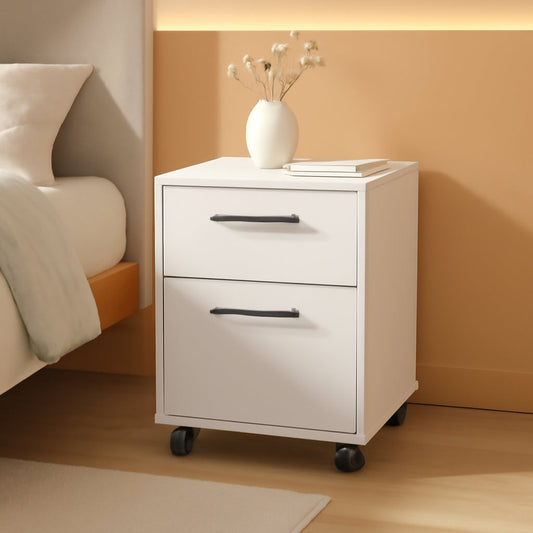 Bush Furniture Key West 2 Drawer Mobile File Cabinet For Home Office