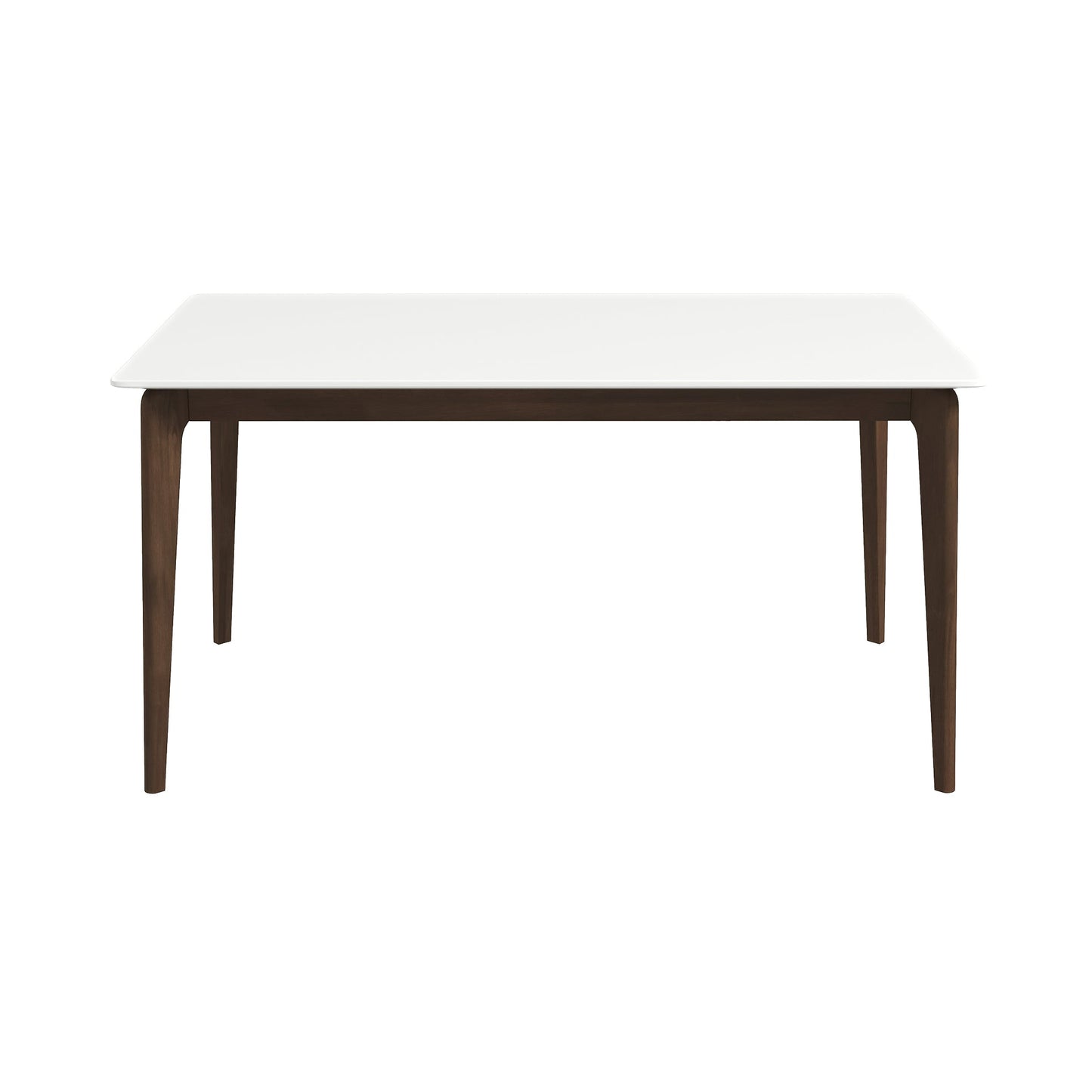 Lindsey Mid-Century Modern Solid Wood Dining Table