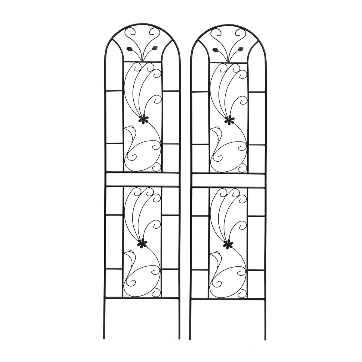 2 Pack Metal Garden Trellis