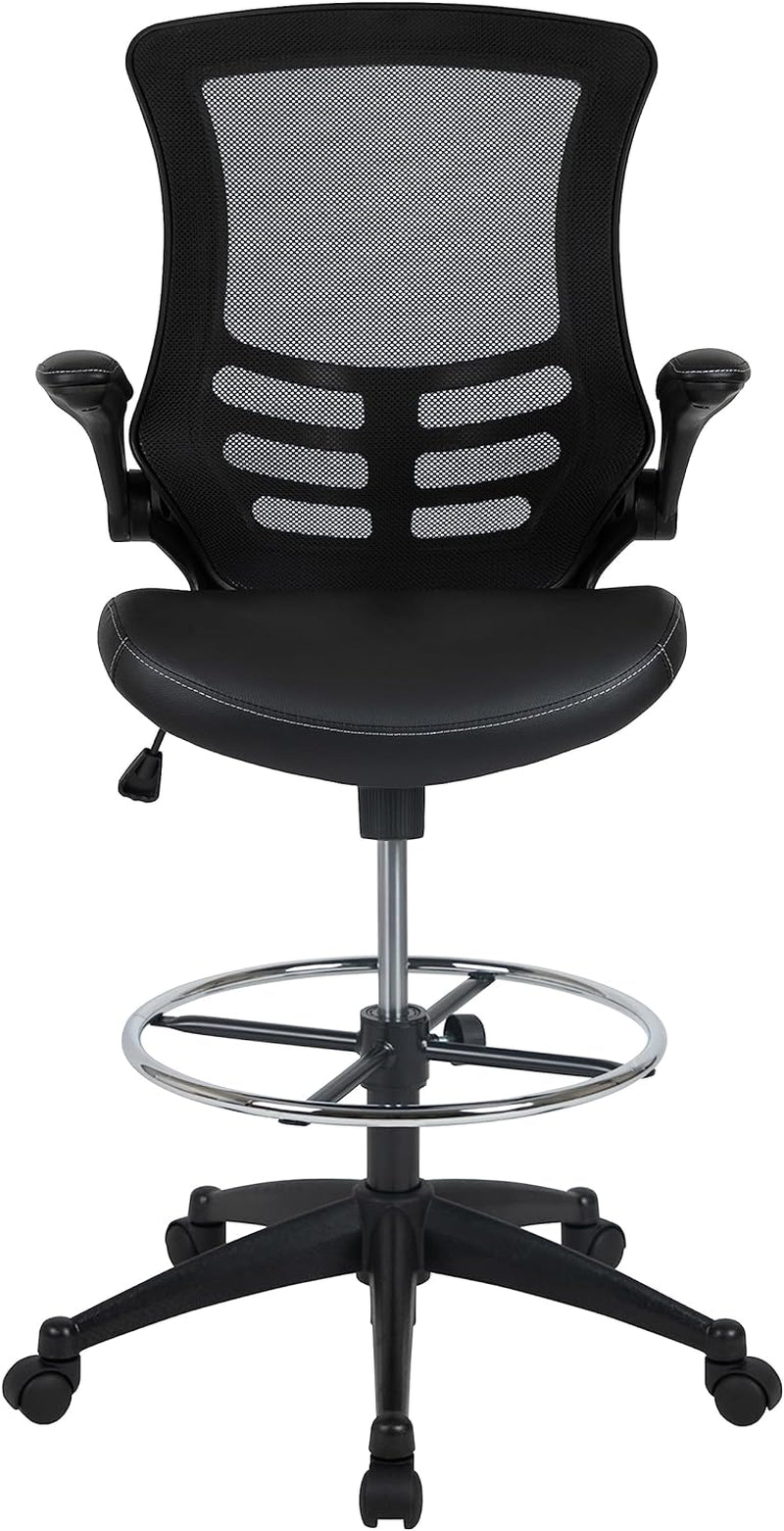 Kelista Mid Back Swivel Ergonomic Office Chair Black