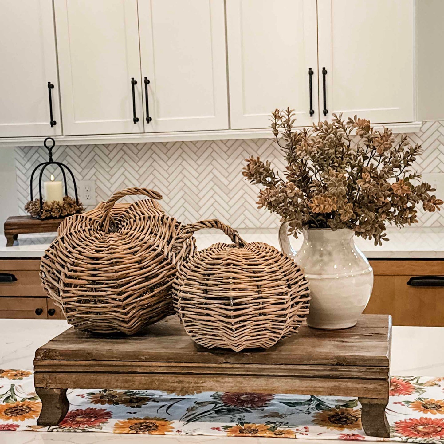 Fall Willow Pumpkin | 2 Sizes