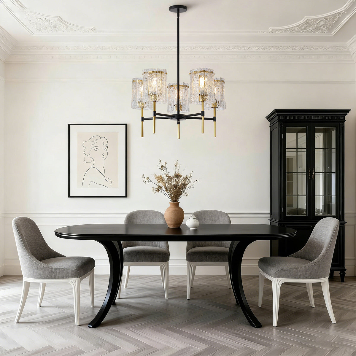 Modern 5-Light Chandelier