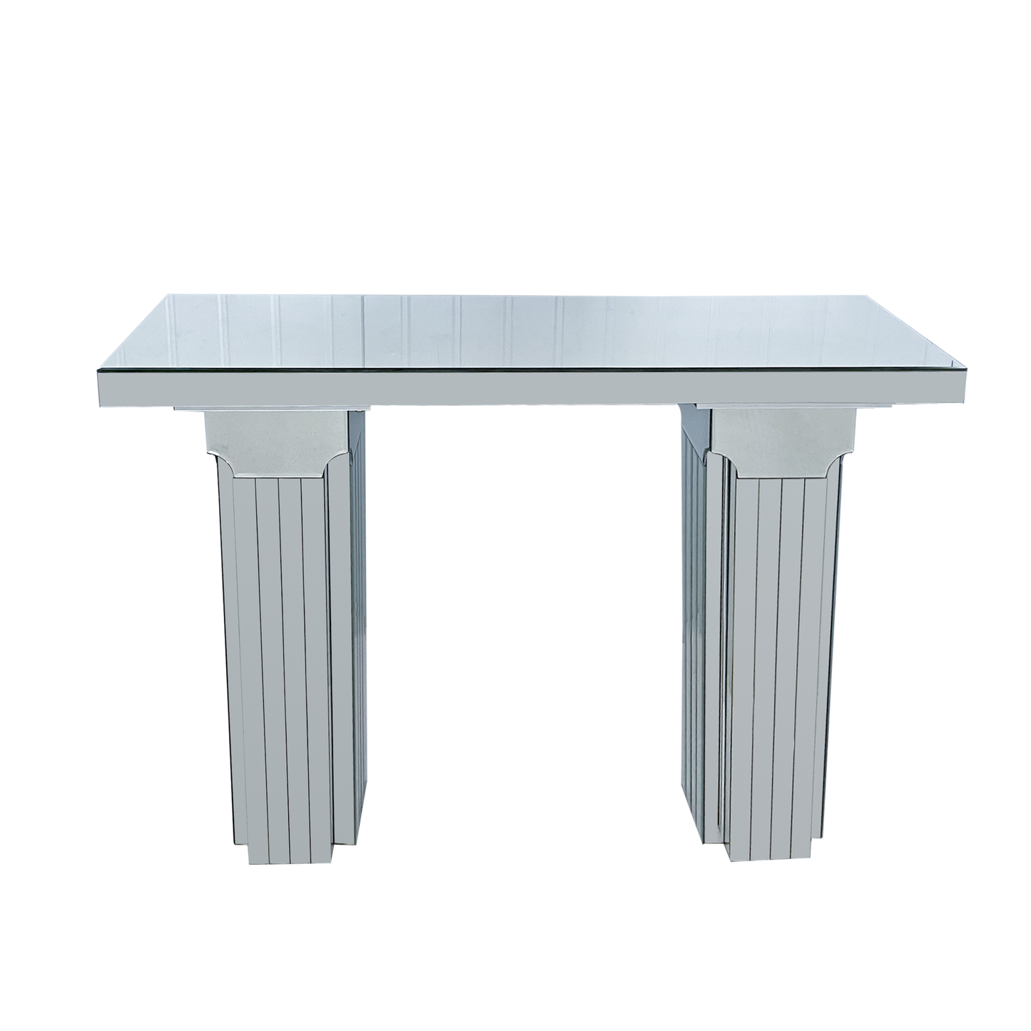 Mirrored Console Table Wide Bling