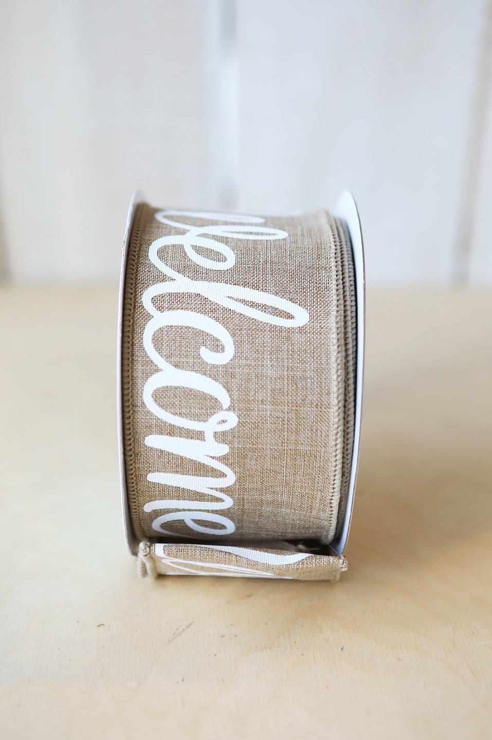 Flax Color Welcome Ribbon