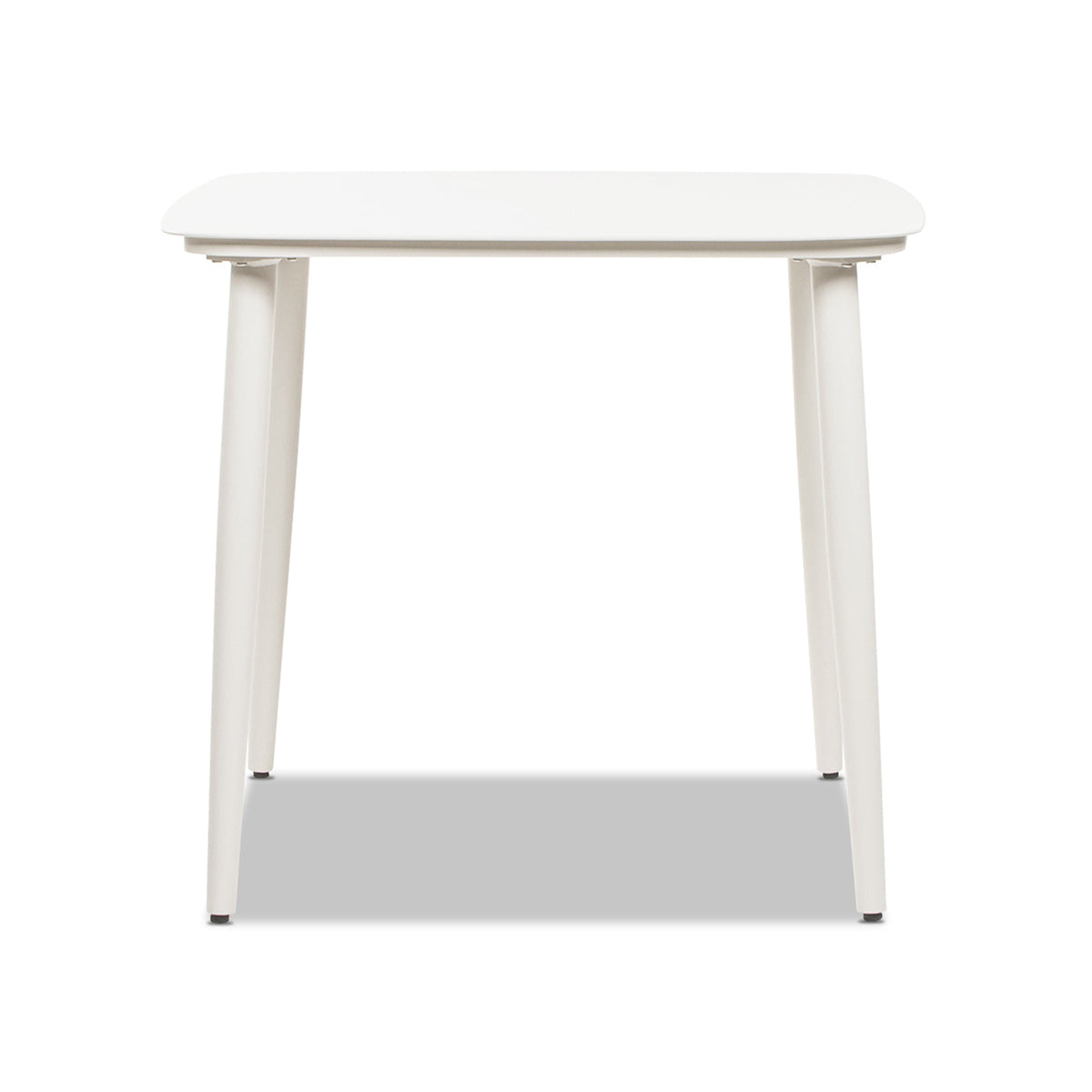 Santorini 33.5" Square Outdoor Patio Table Aluminum