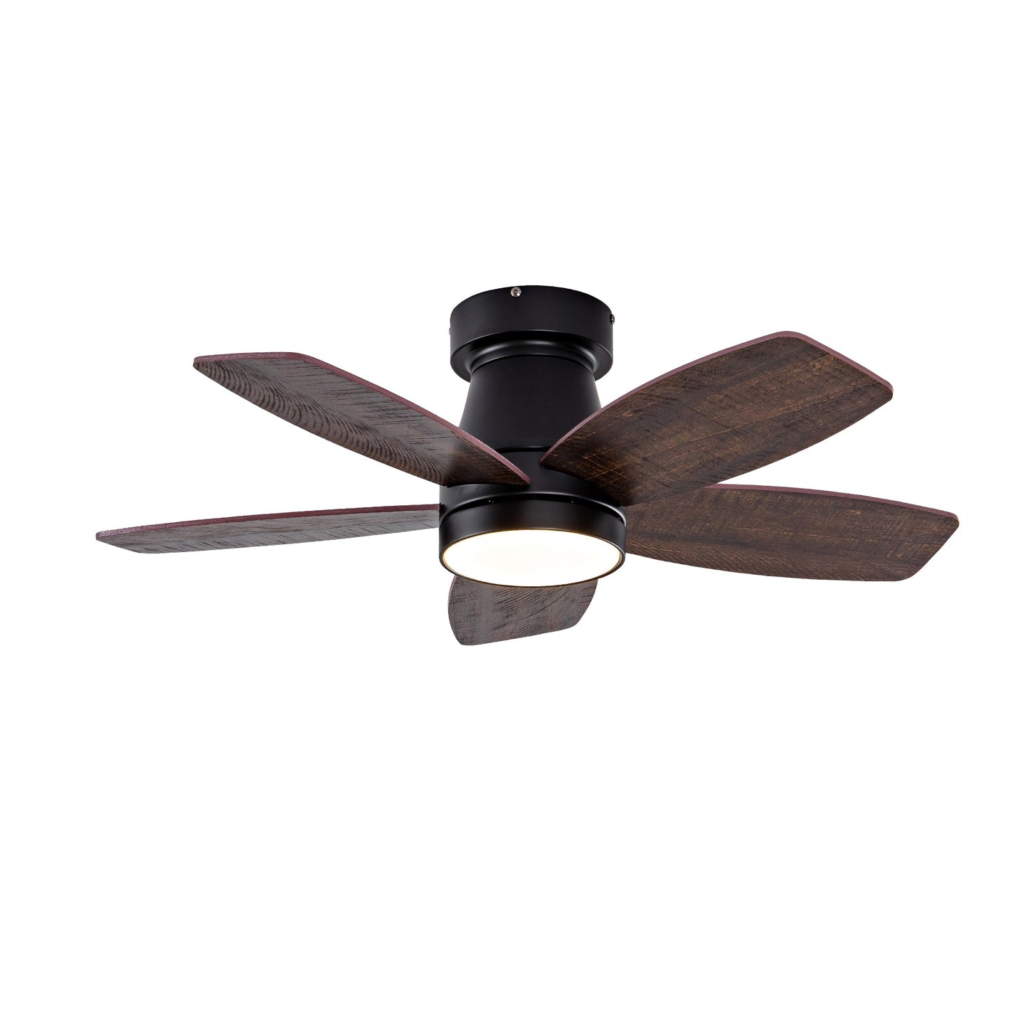 32 Inch Low Profile Ceiling Fan with Lights and Remote