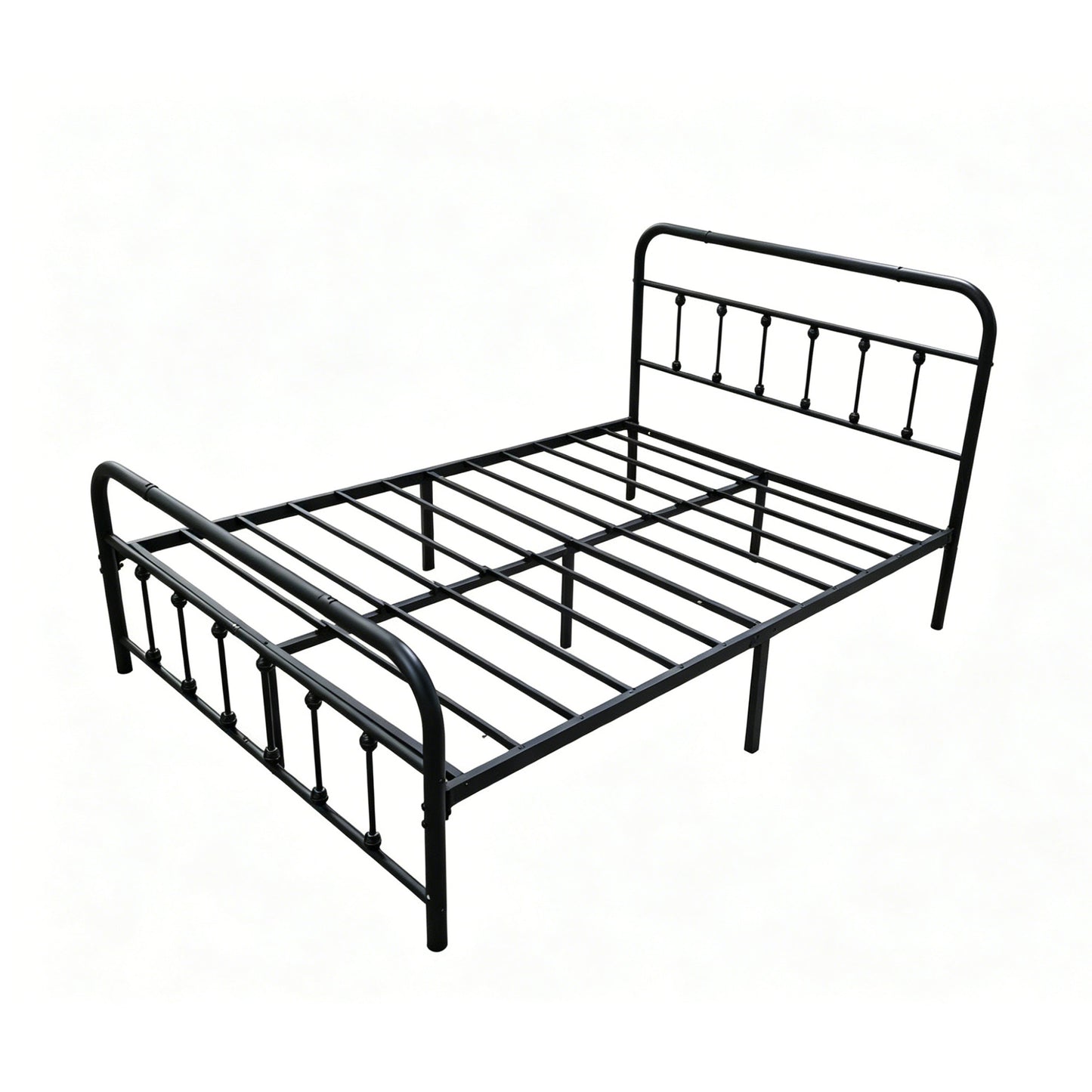 Full Size Metal Bed Frame with Headboard