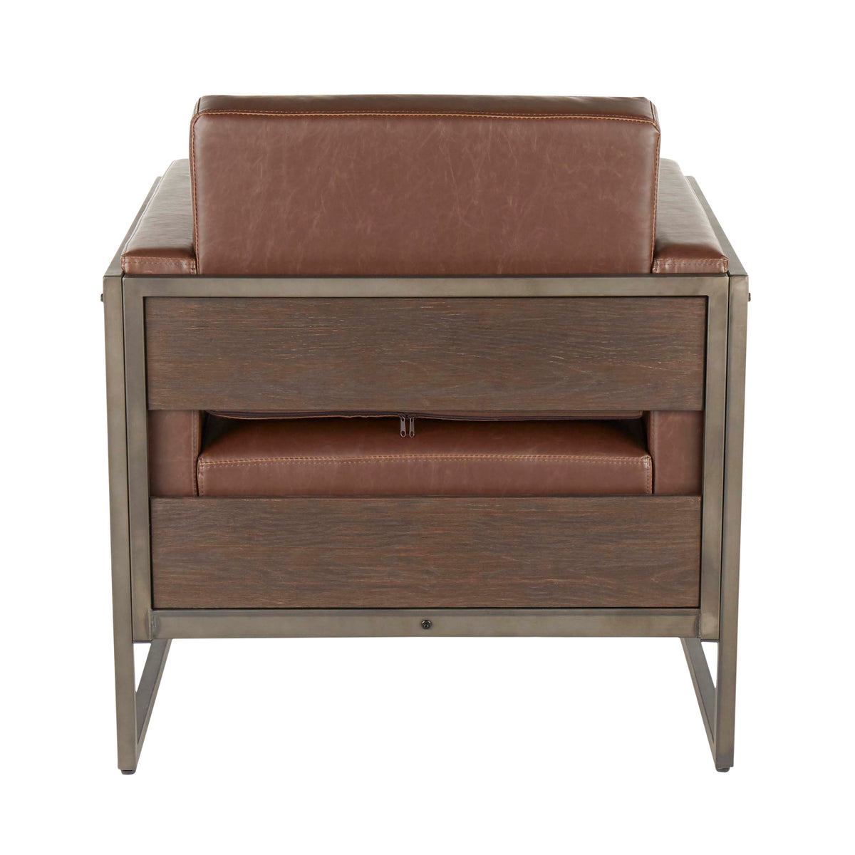 Drift Lounge Chair in Antique Metal