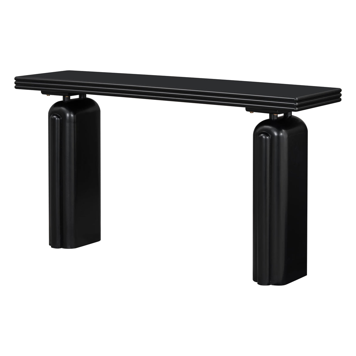U_STYLE Chic Acacia Veneer Console Table