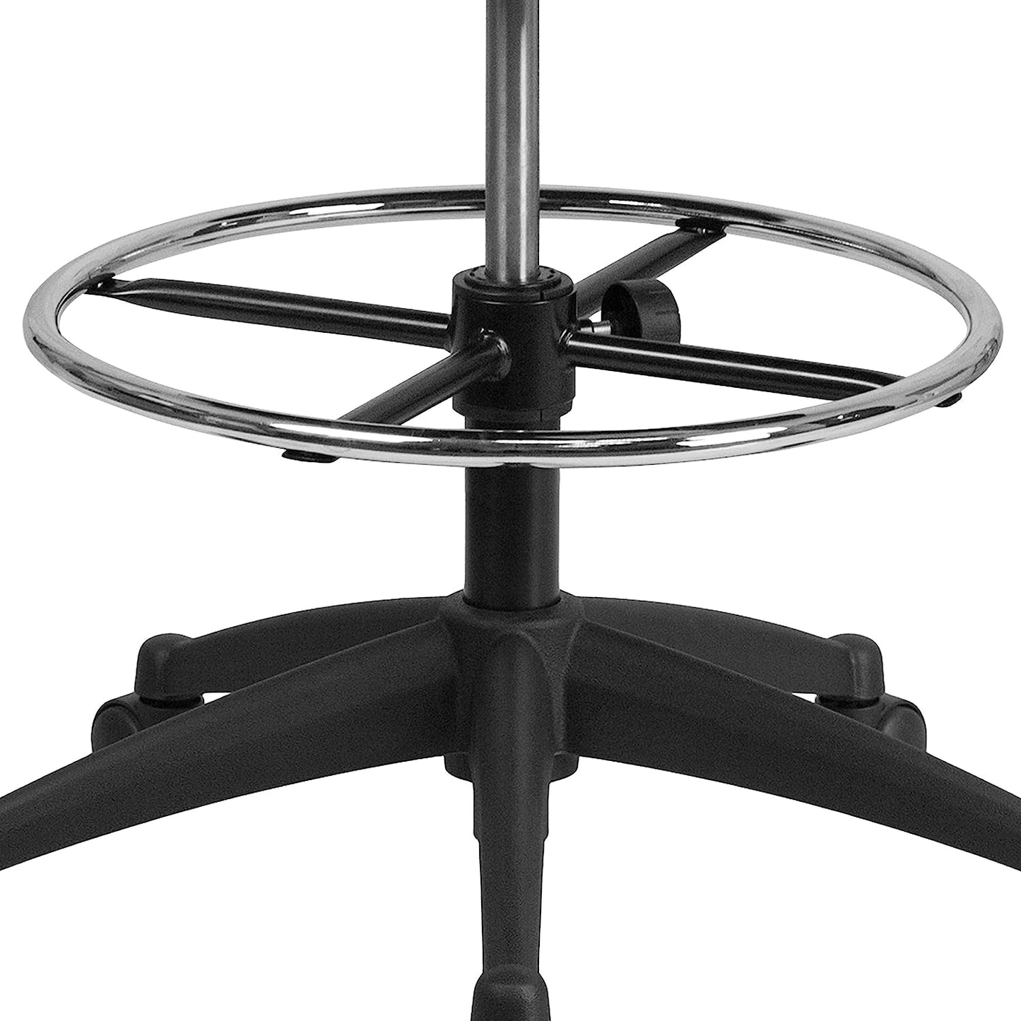 Kelista Mid Back Swivel Office Chair With Flip Up Armrests And Adjustable Height