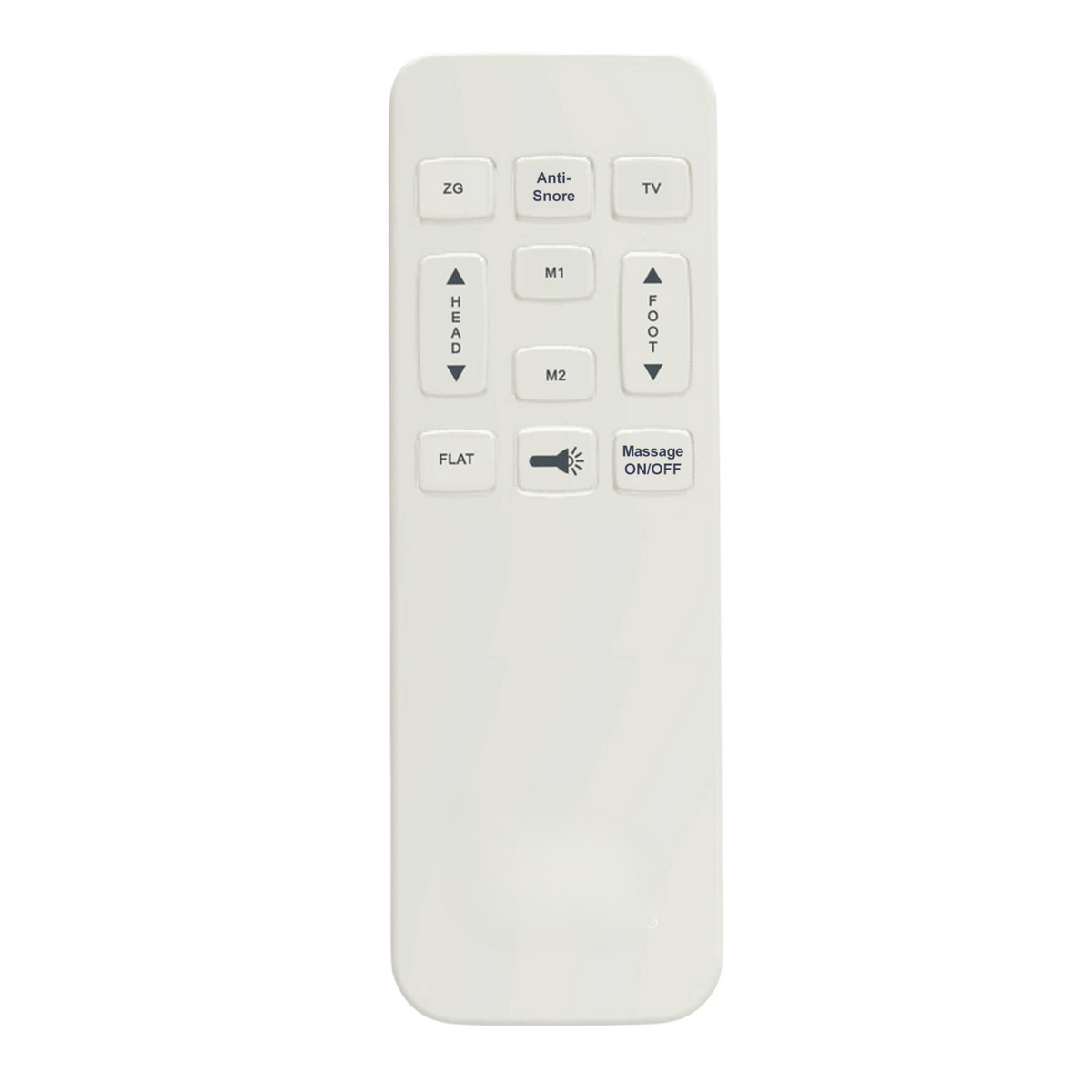 Twin XL Adjustable Bed Base with Massage and Head and Foot Position Adjustments